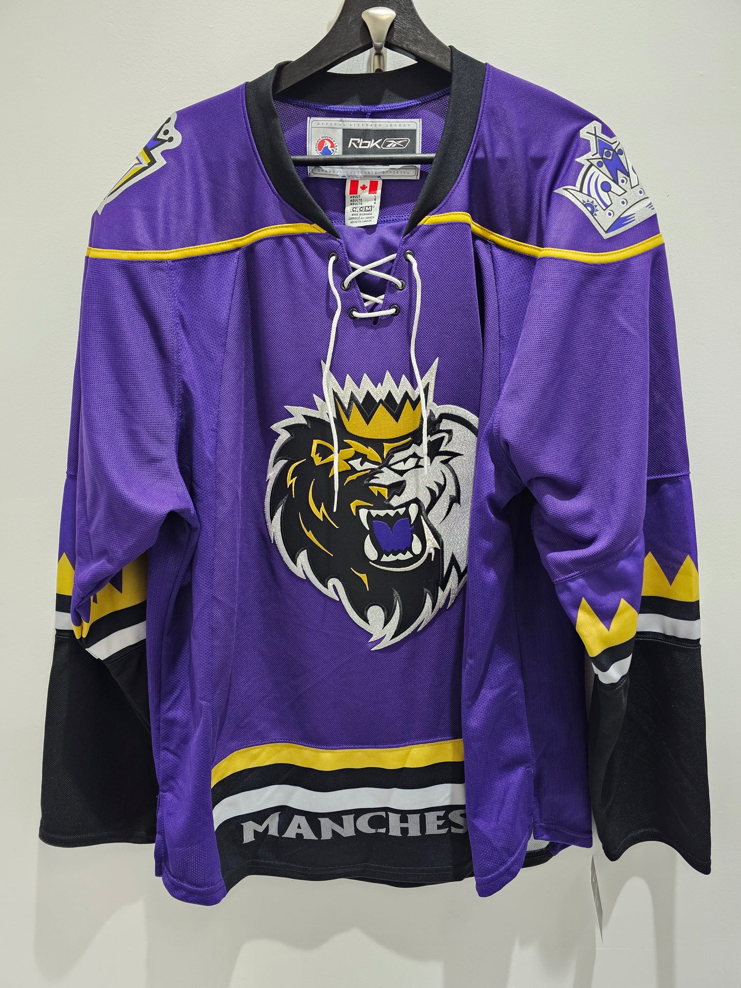 Reebok AHL Manchester monarchs hockey jersey 🏒