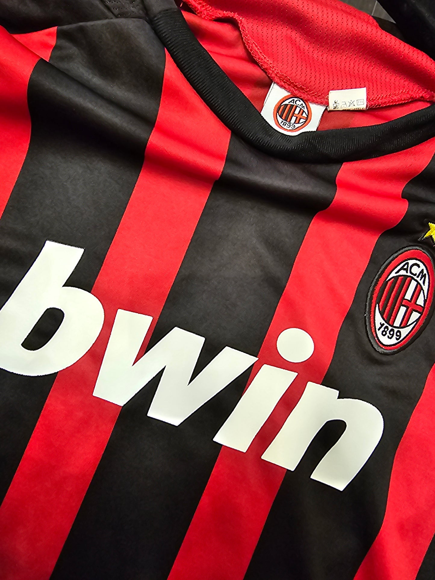 AC Milan Bwin Ronaldinho #80 soccer jersey