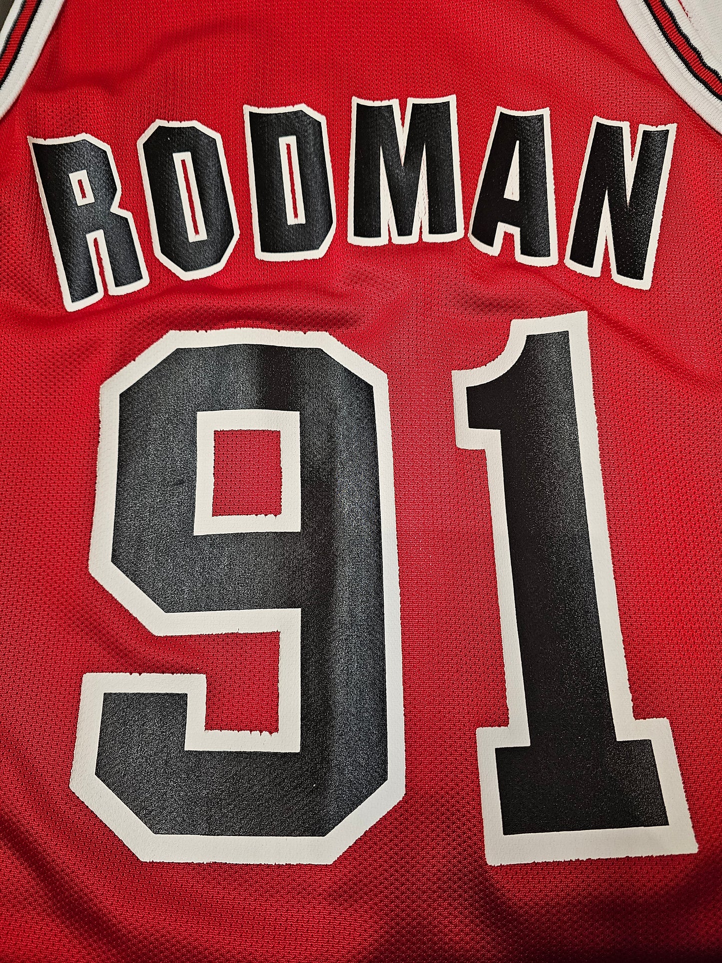 Vintage Champion NBA Chicago bulls  Dennis Rodman #91 basketball jersey 🏀