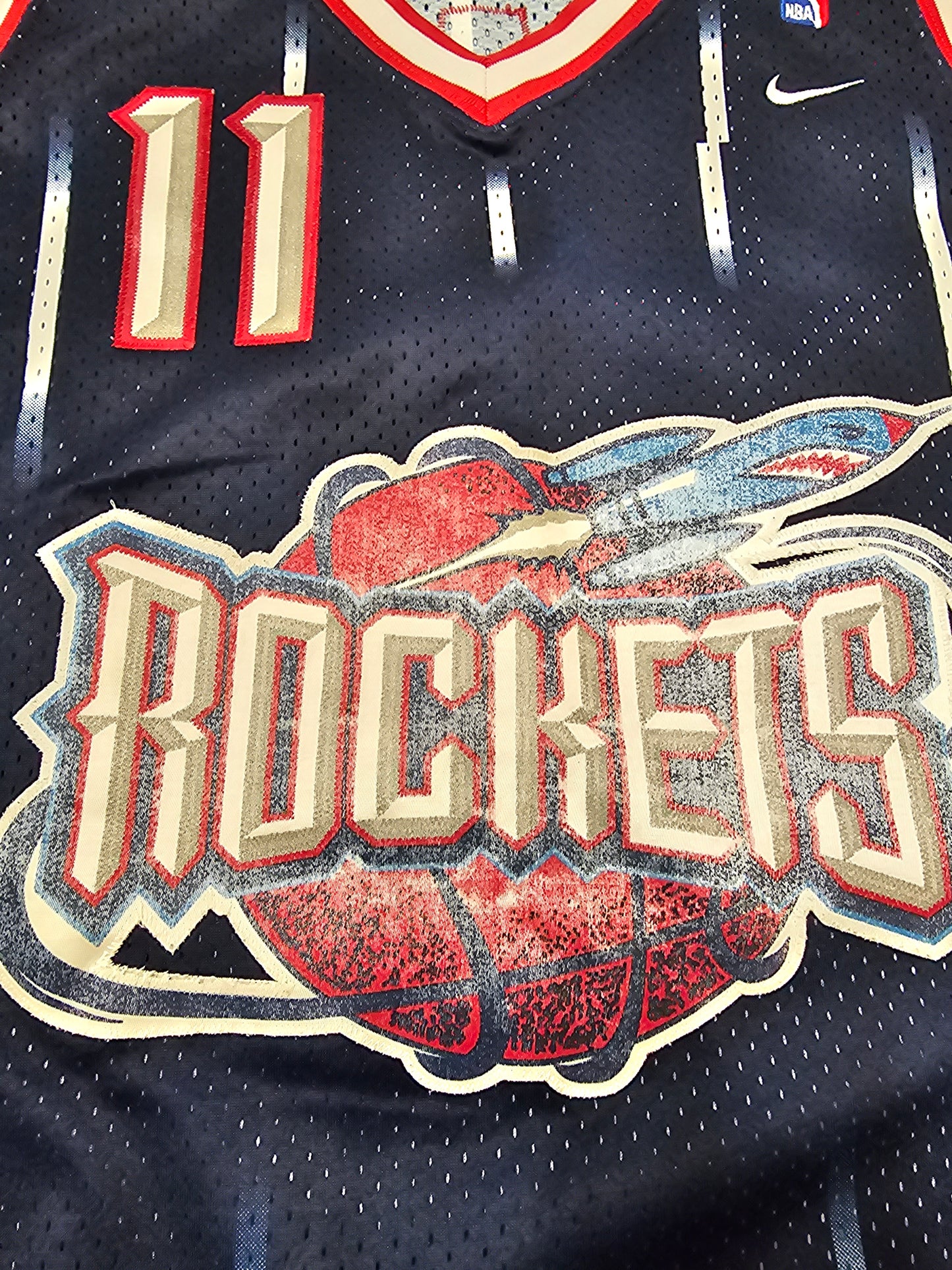 Vintage Nike Team Tag NBA Houston Rockets Yao Ming #11 Basketball Jersey 🏀