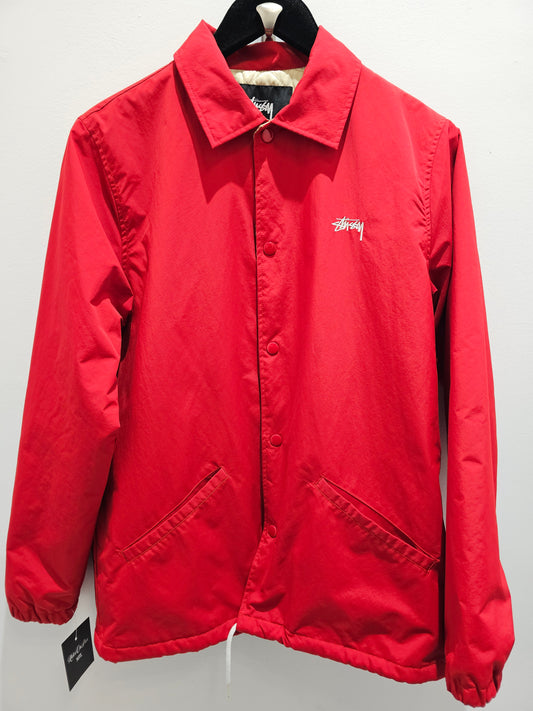 Stussy SS link red buttons down jacket