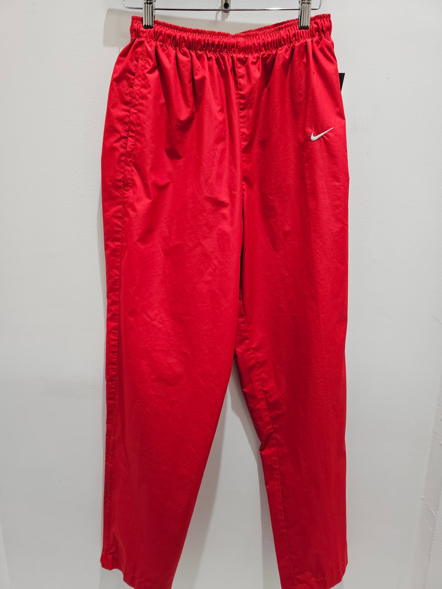 Nike y2k swoosh red track pants