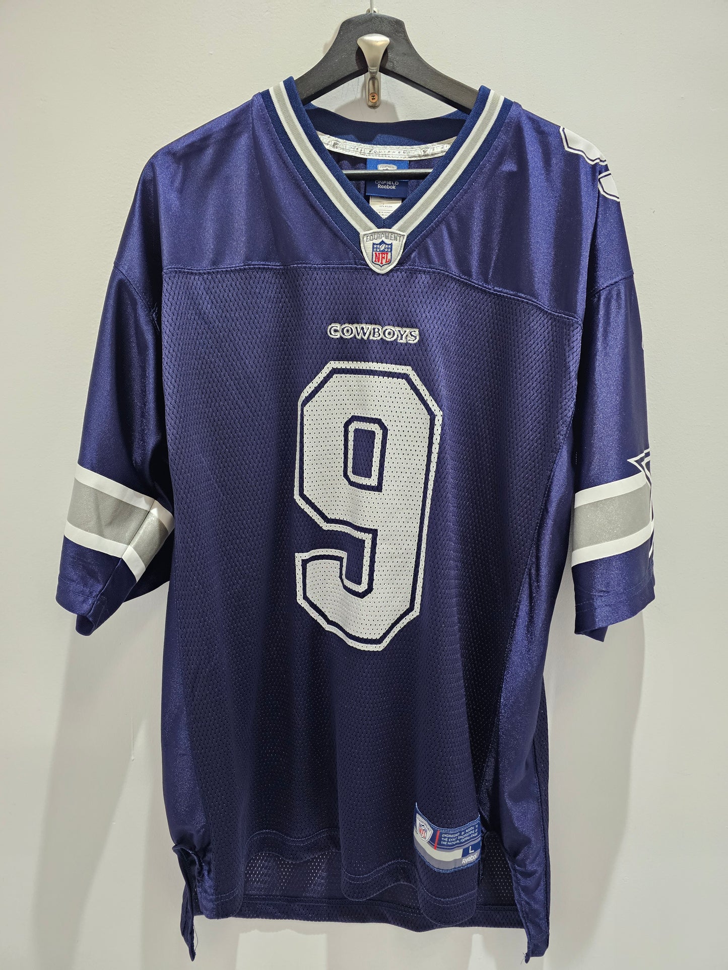 Reebok Dallas Cowbos NFL Tony Romo #9 football jersey