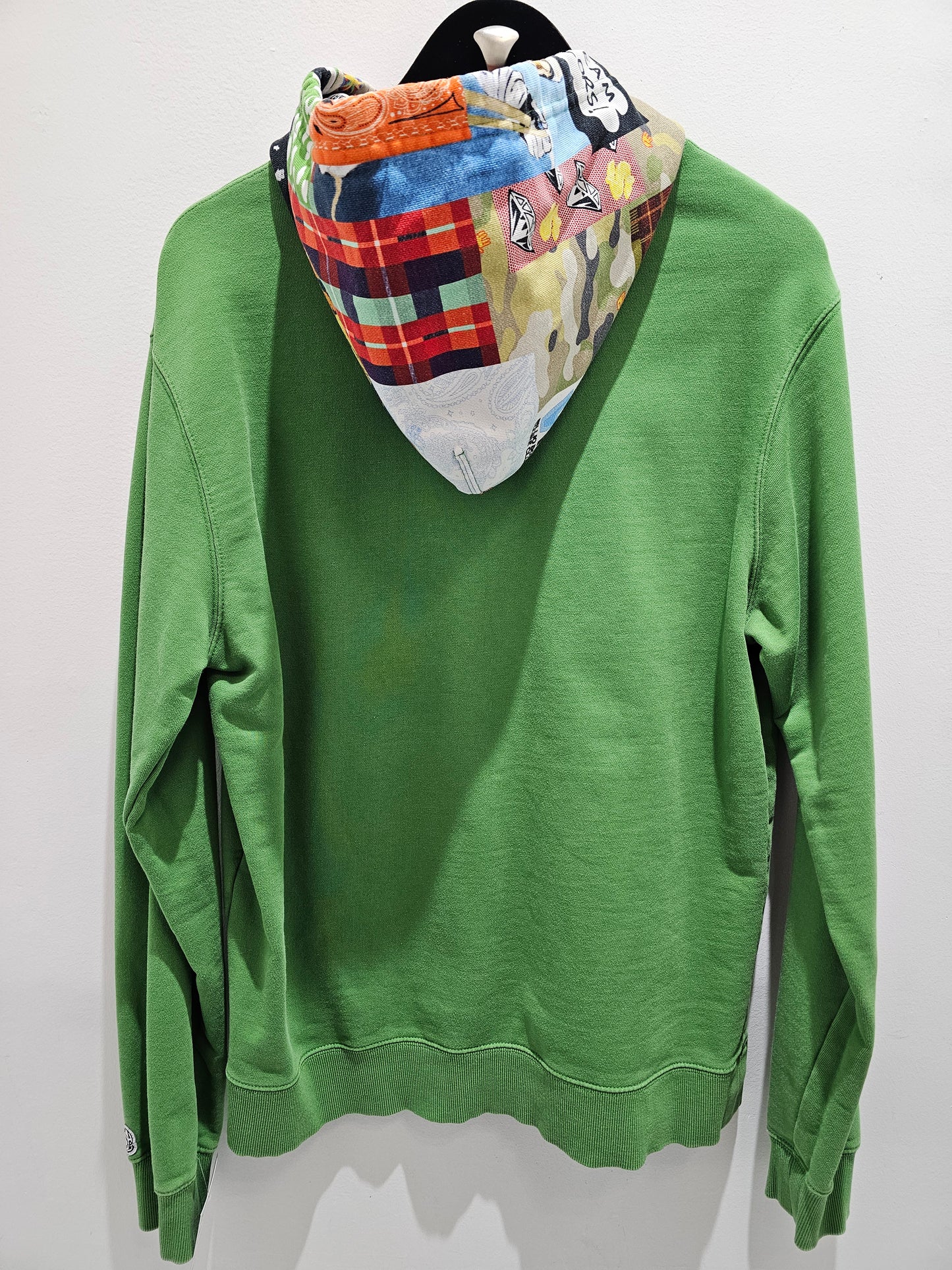 Billionaire boys club wealth heart mind washed green pullover hoodie