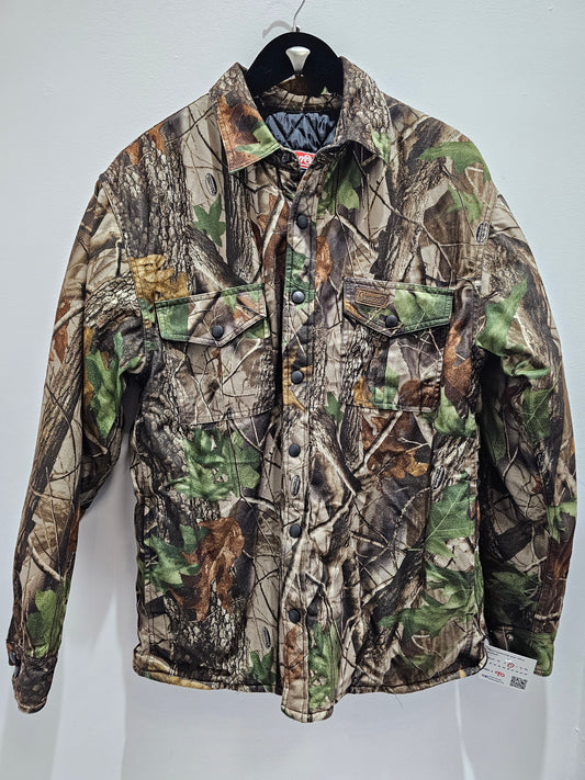 Coleman camo buttons real tree pocket jacket