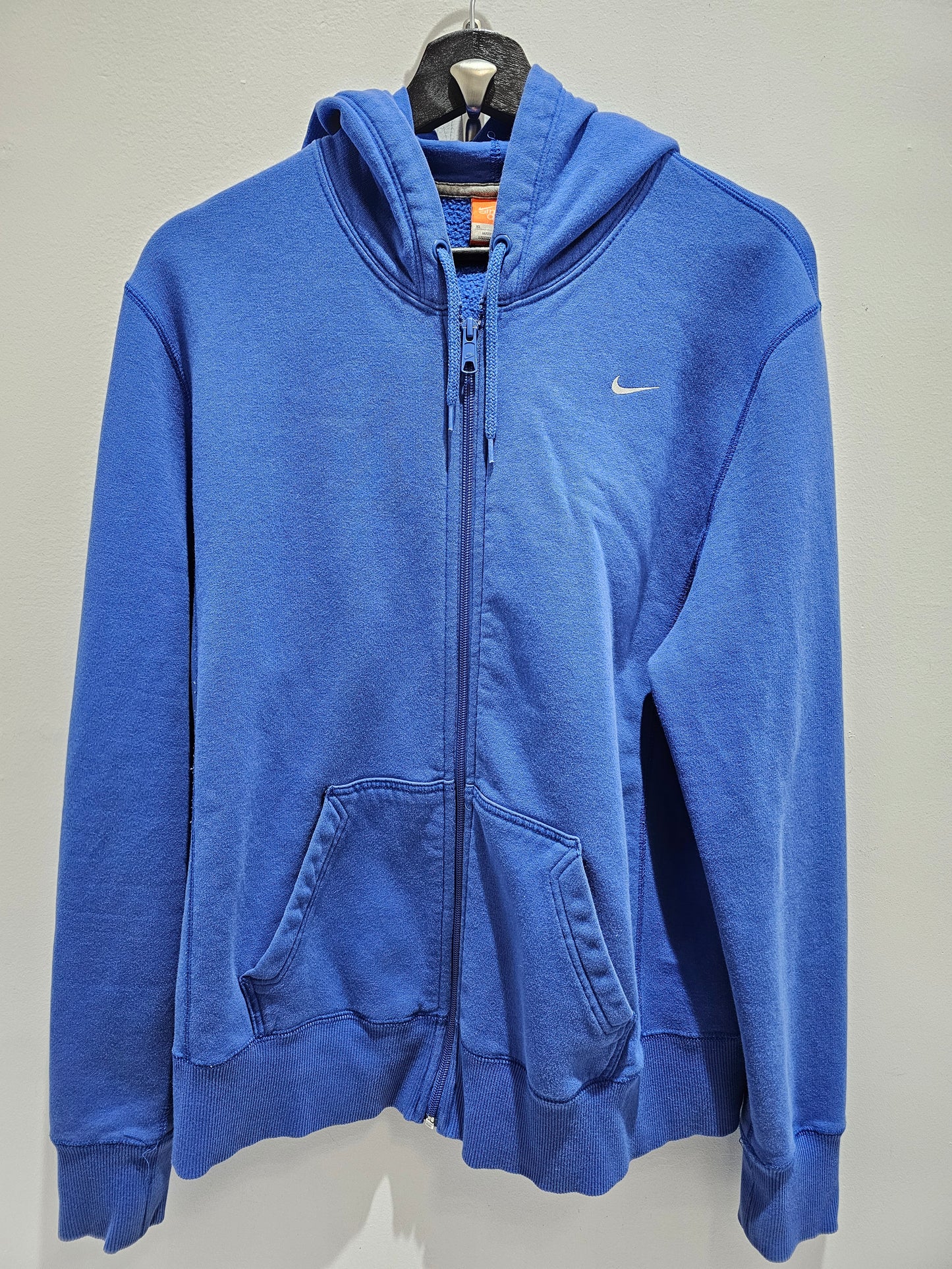 Nike y2k baby blue zip up pullover hoodie