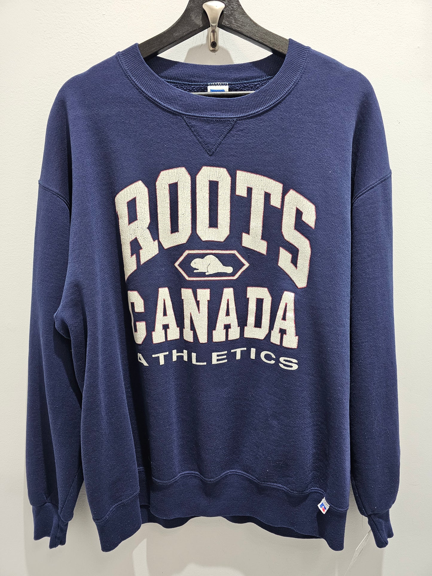 Vintage Russell Athletic Roots canada navy crewneck