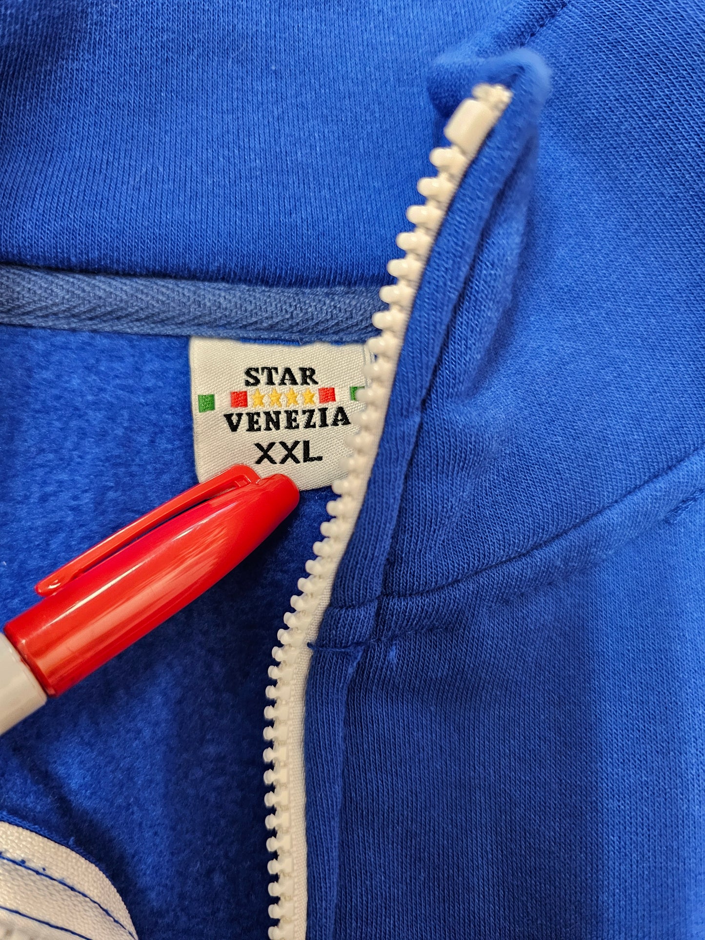 🇮🇹 ITALIA full zipper blue sweater