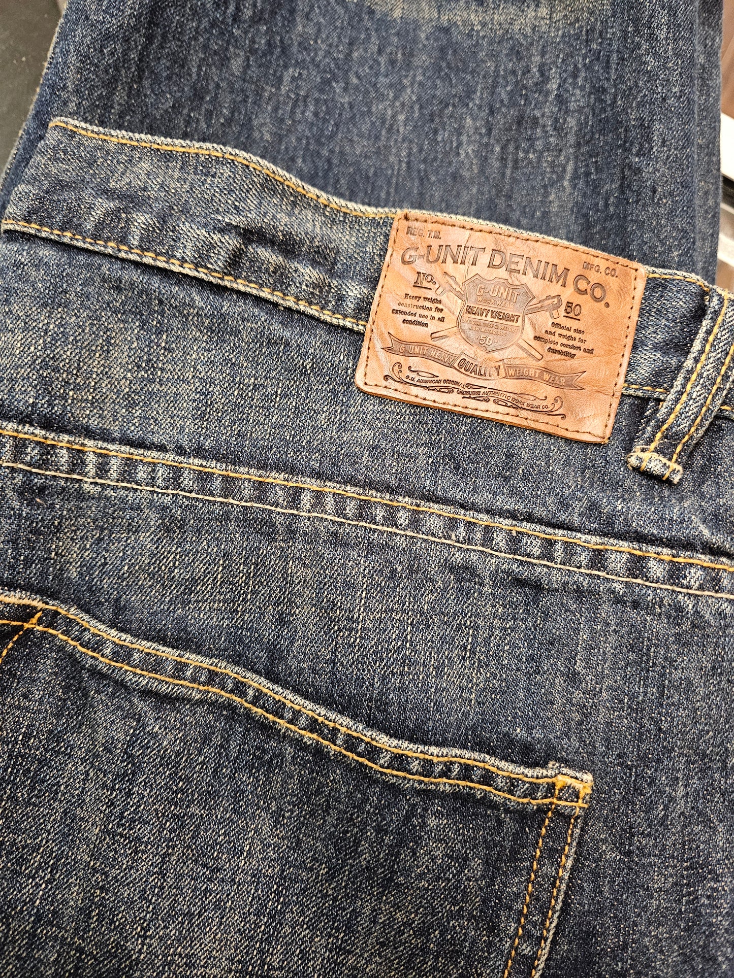 G Unit NY y2k guybrewer denim pants