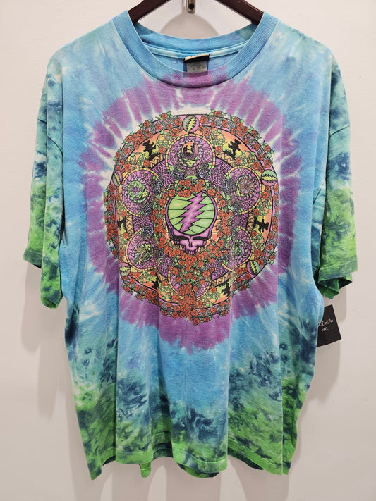 Vintage 00' Grateful dead multicolor tie dye tshirt