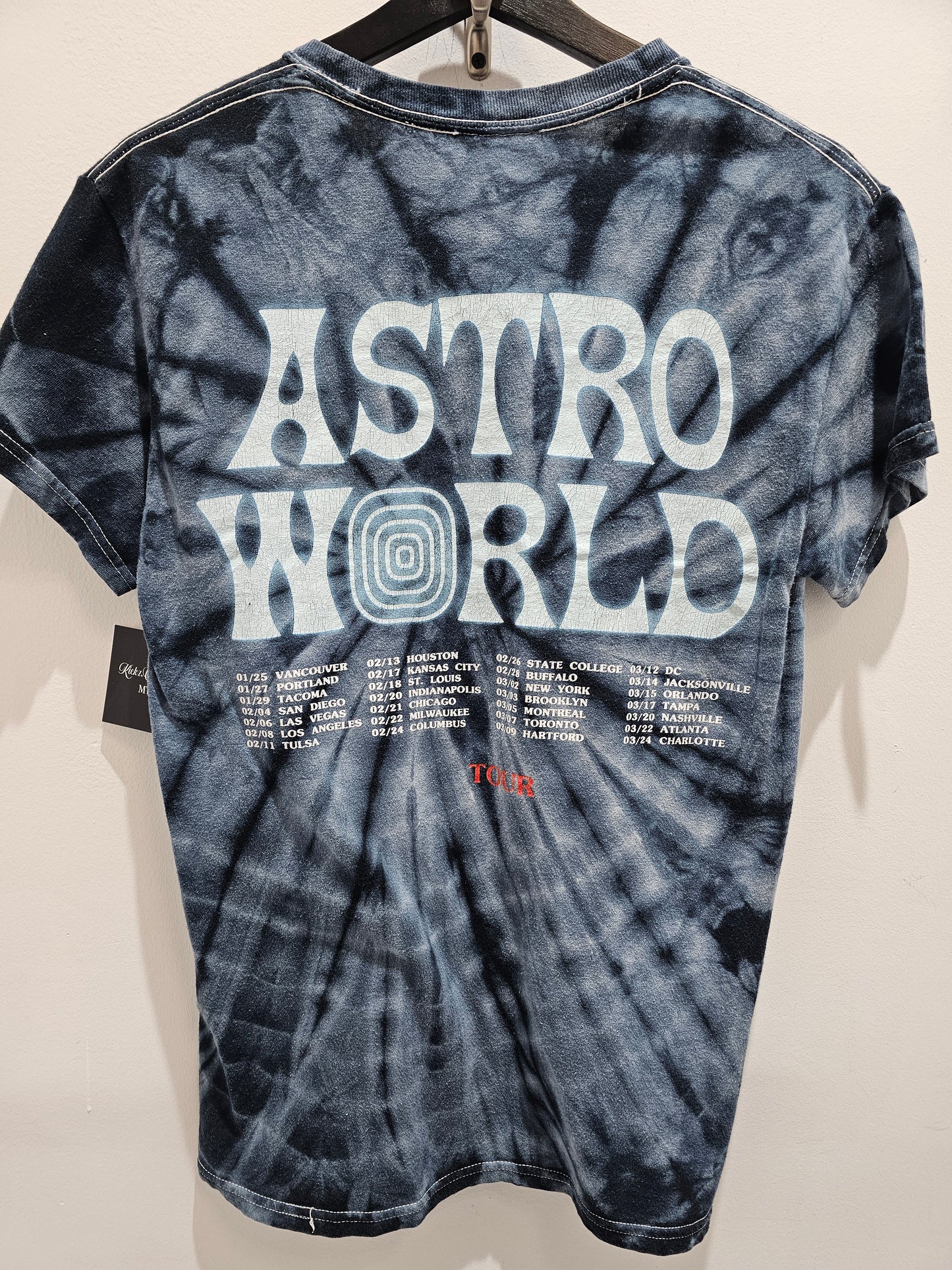 Travis Scott SS19 Atstroworld Astronaut Tie Dye Tshirt