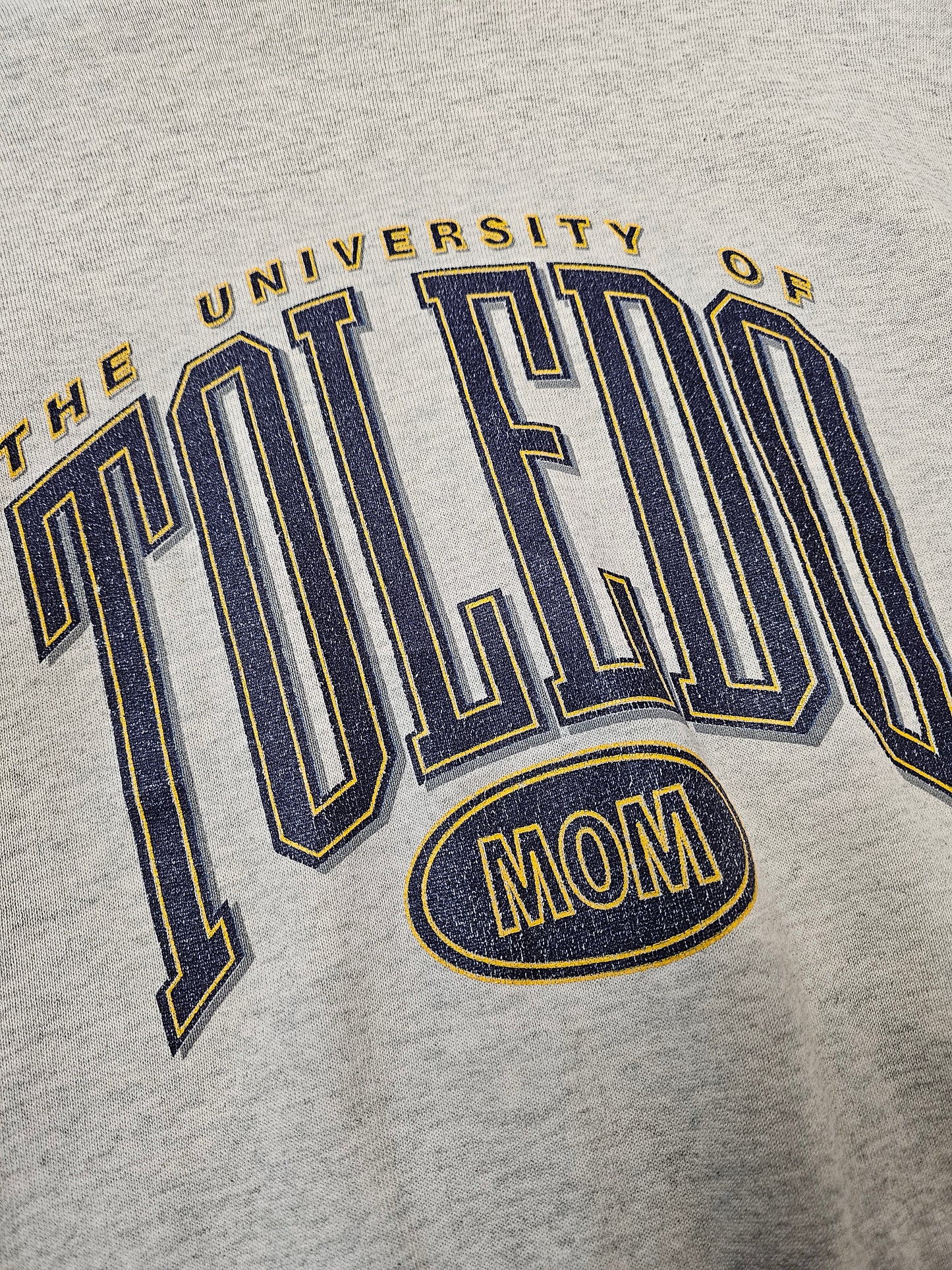 Vintage University of toledo grey crewneck