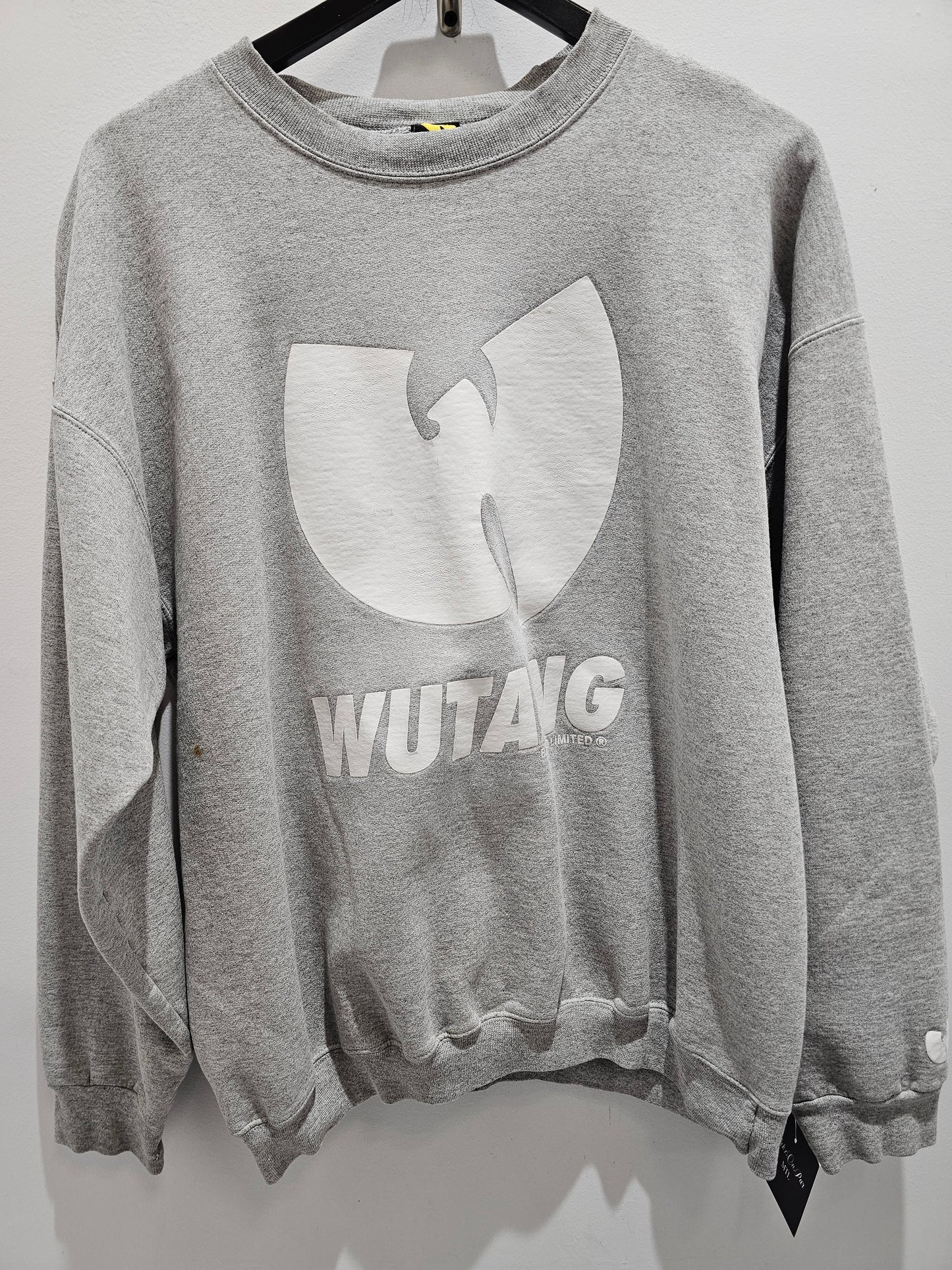 The Wutang Bramd Og limited big logo grey crewneck