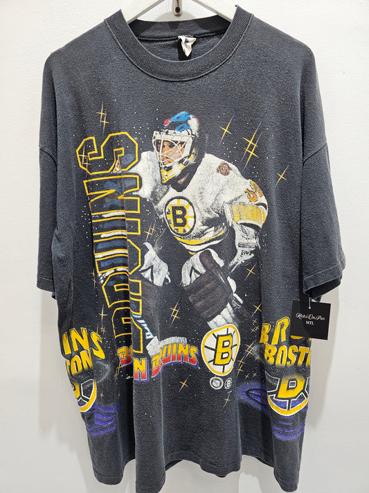 Vintage 1994 Boston Bruins AOP tshirt