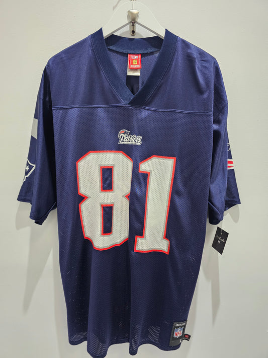 Reebok NFL New England patriots Randy moss #81 jersey