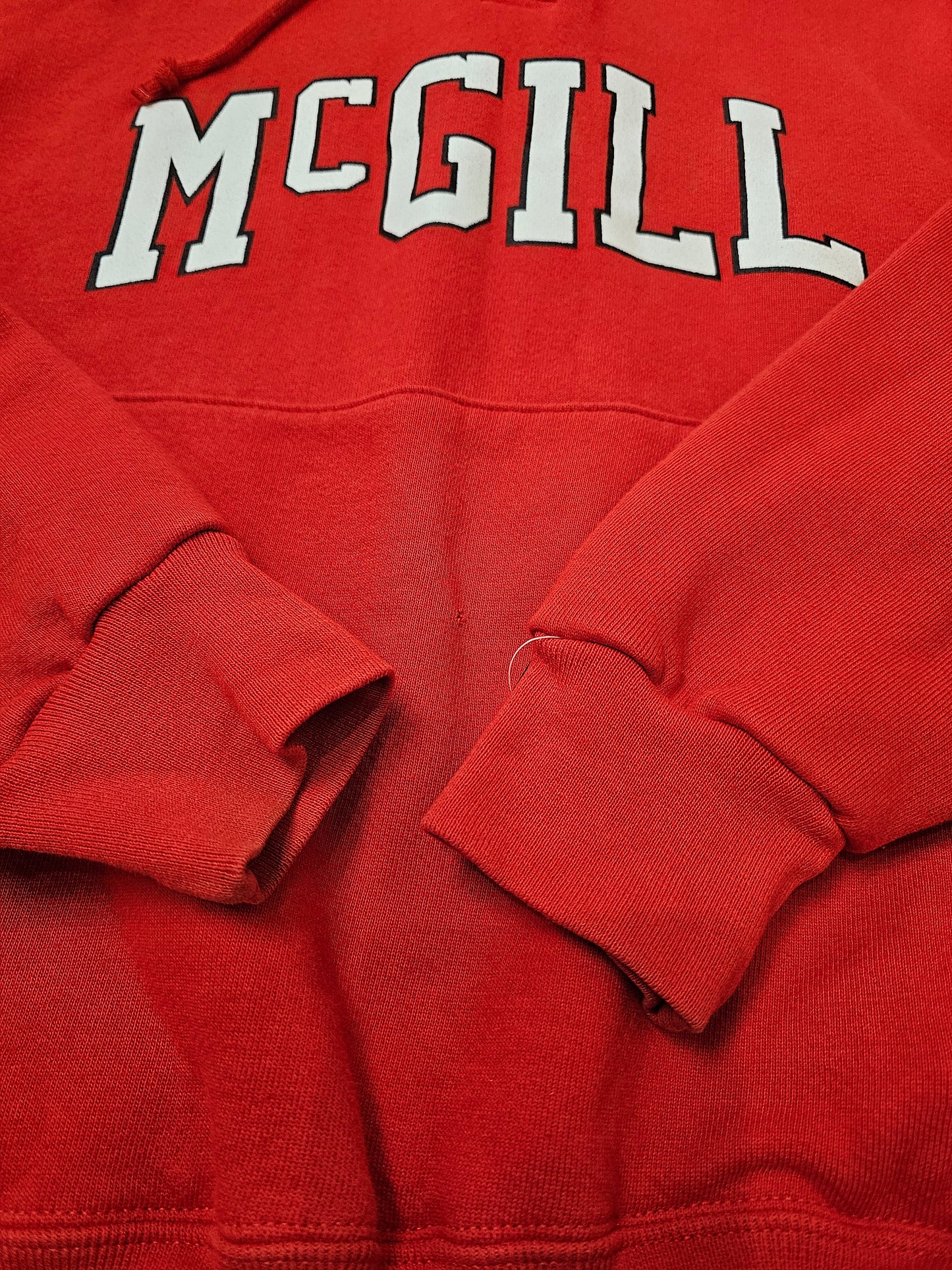 Vintage Russell Athletic McGill Red Pullover hoodie