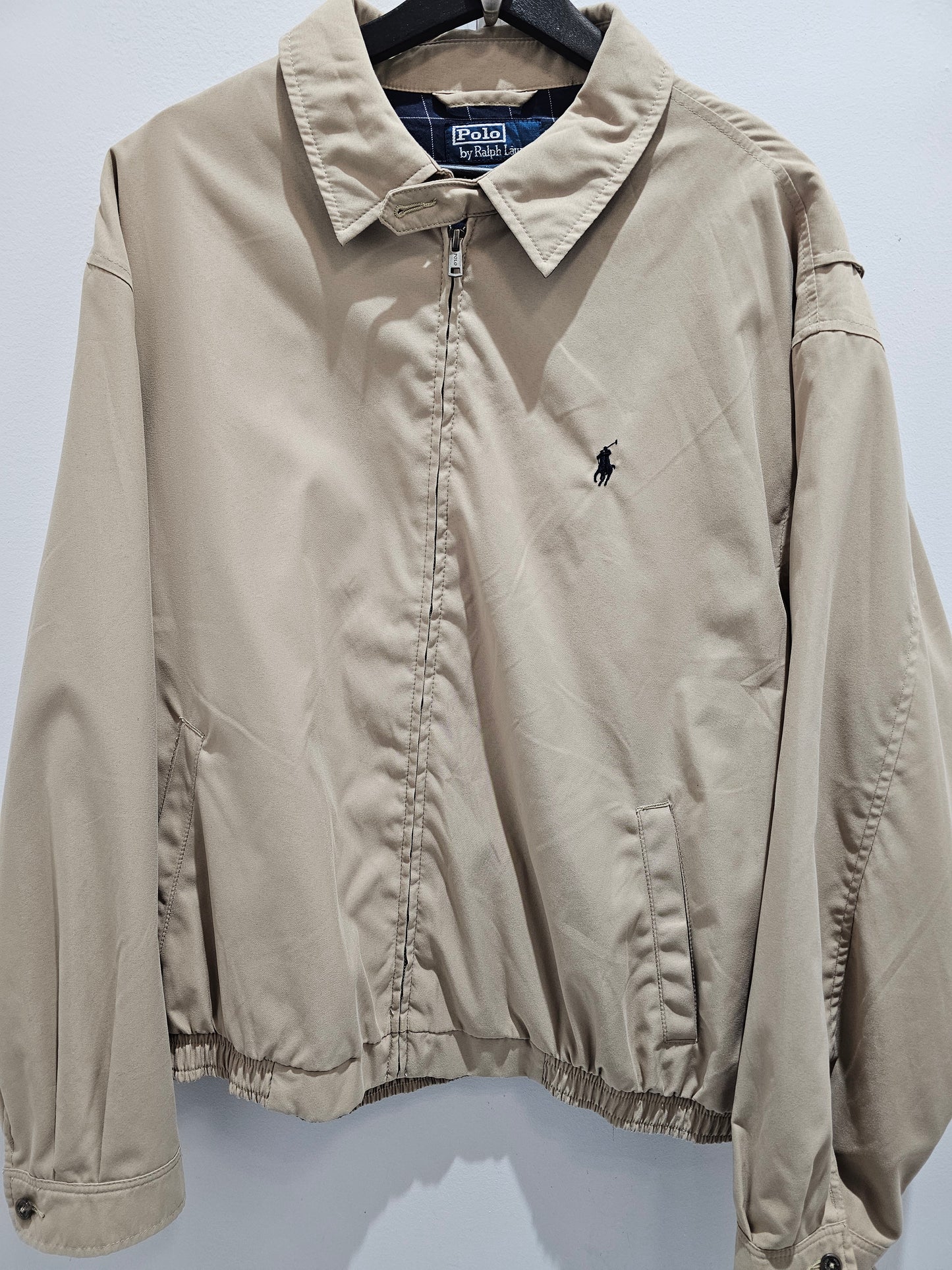 Polo ralph lauren harrington khaki zipup jacket