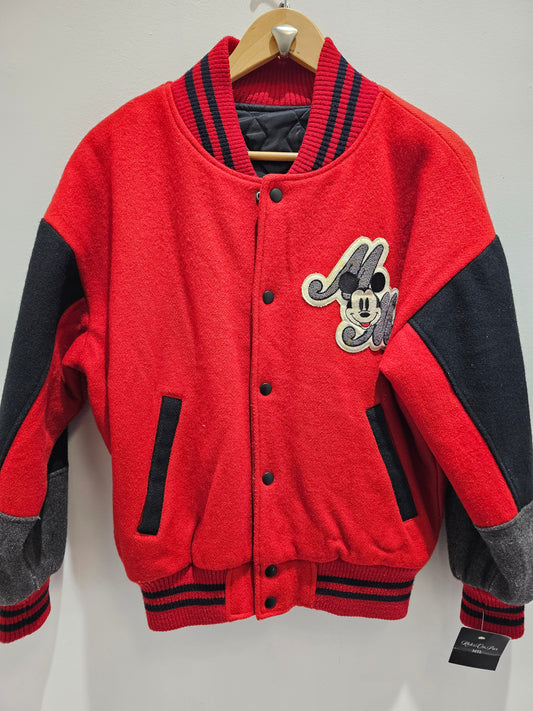 Vintage 90s Wool Mickey Mouse bomber jacket