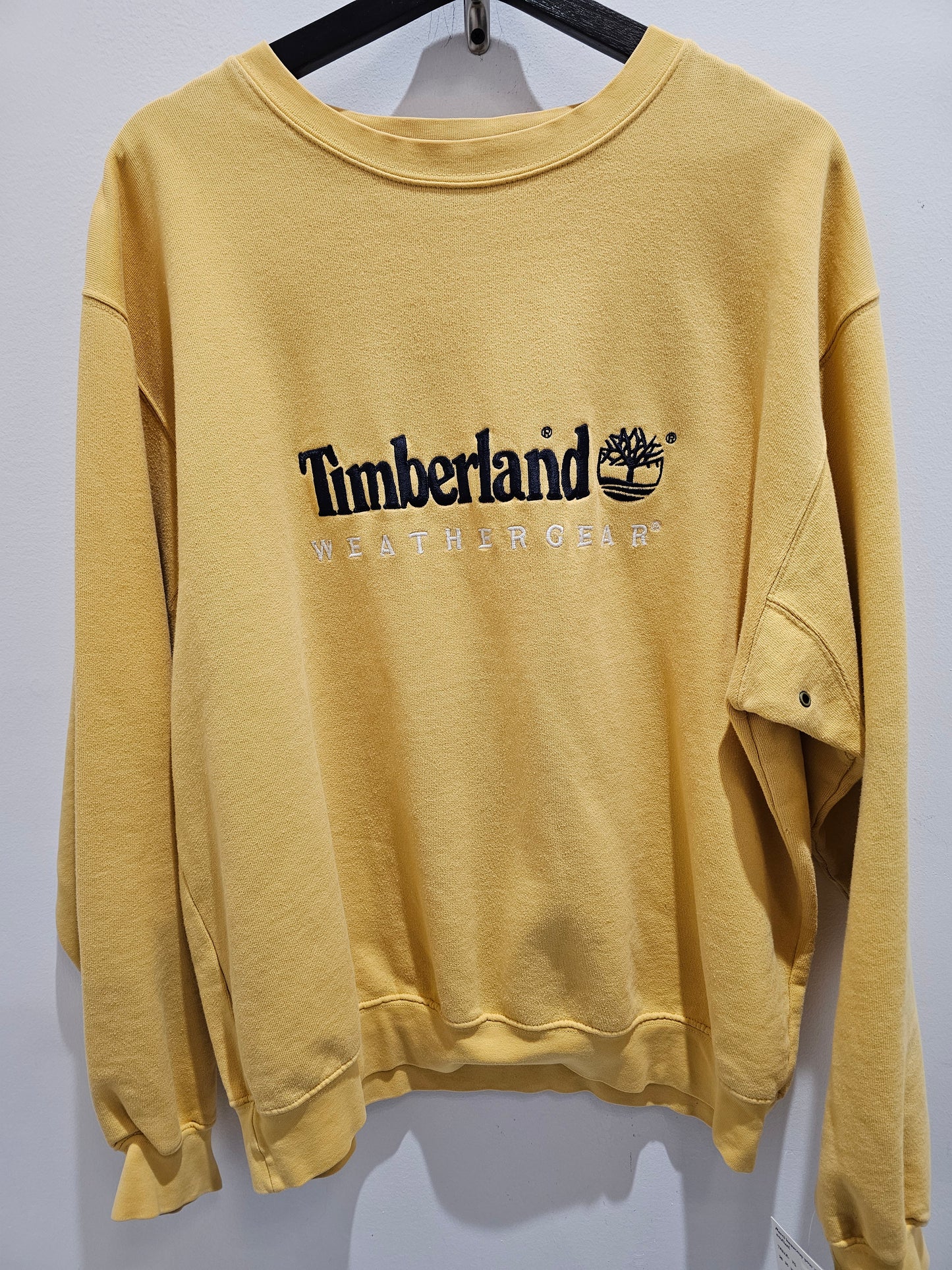 Timberland weather gear yellow crewneck