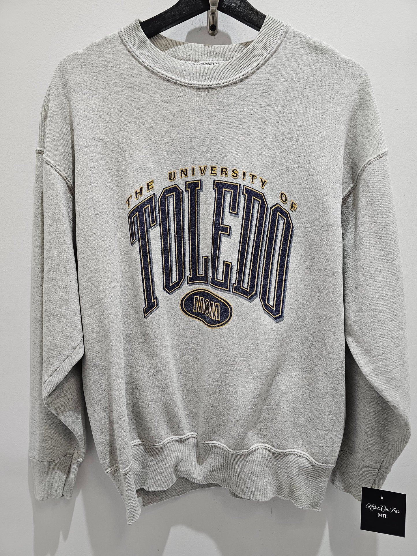 Vintage University of toledo grey crewneck