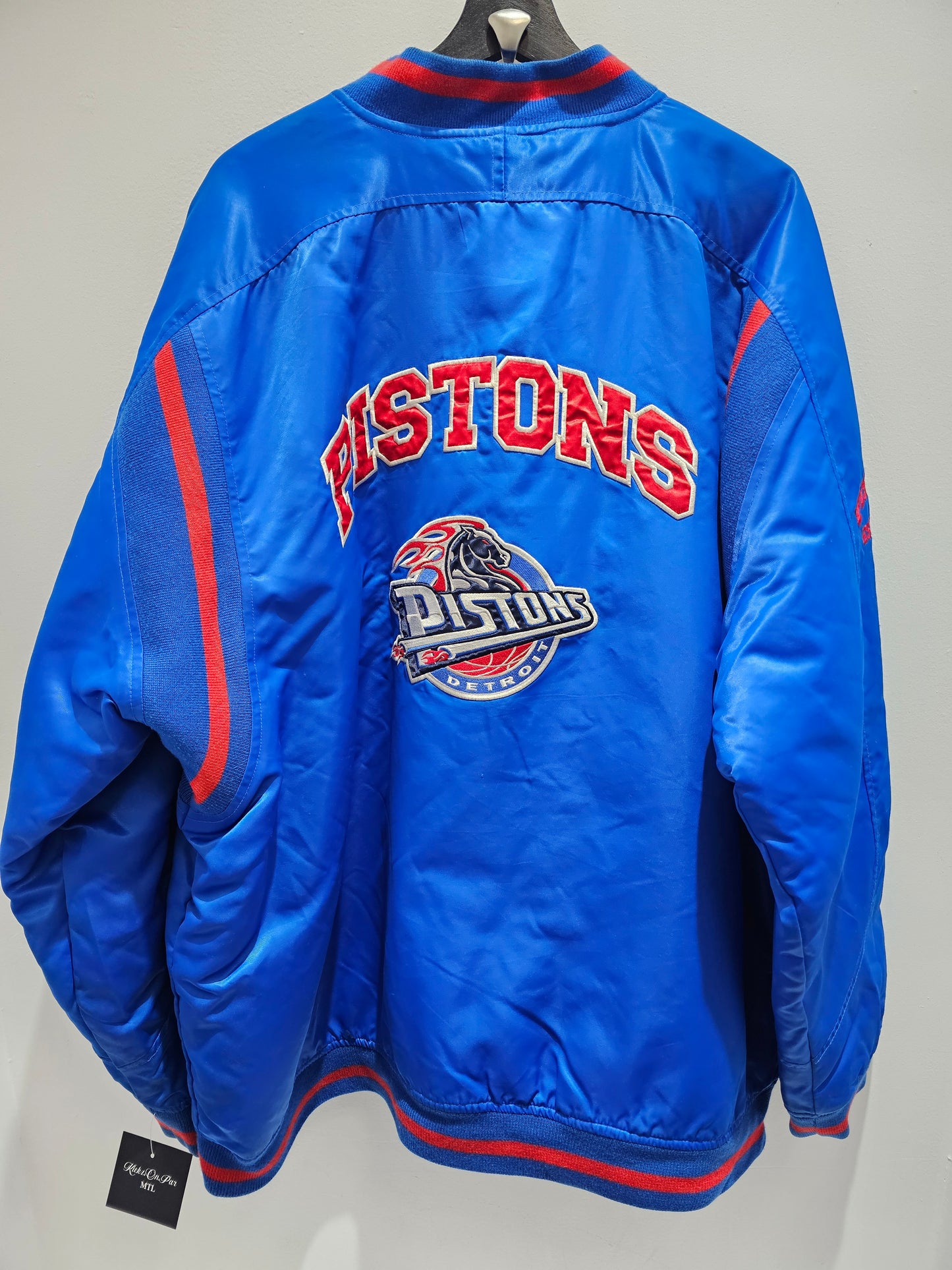 Nba GIII Carl banks Detroit Piston bomber jacket 🏀