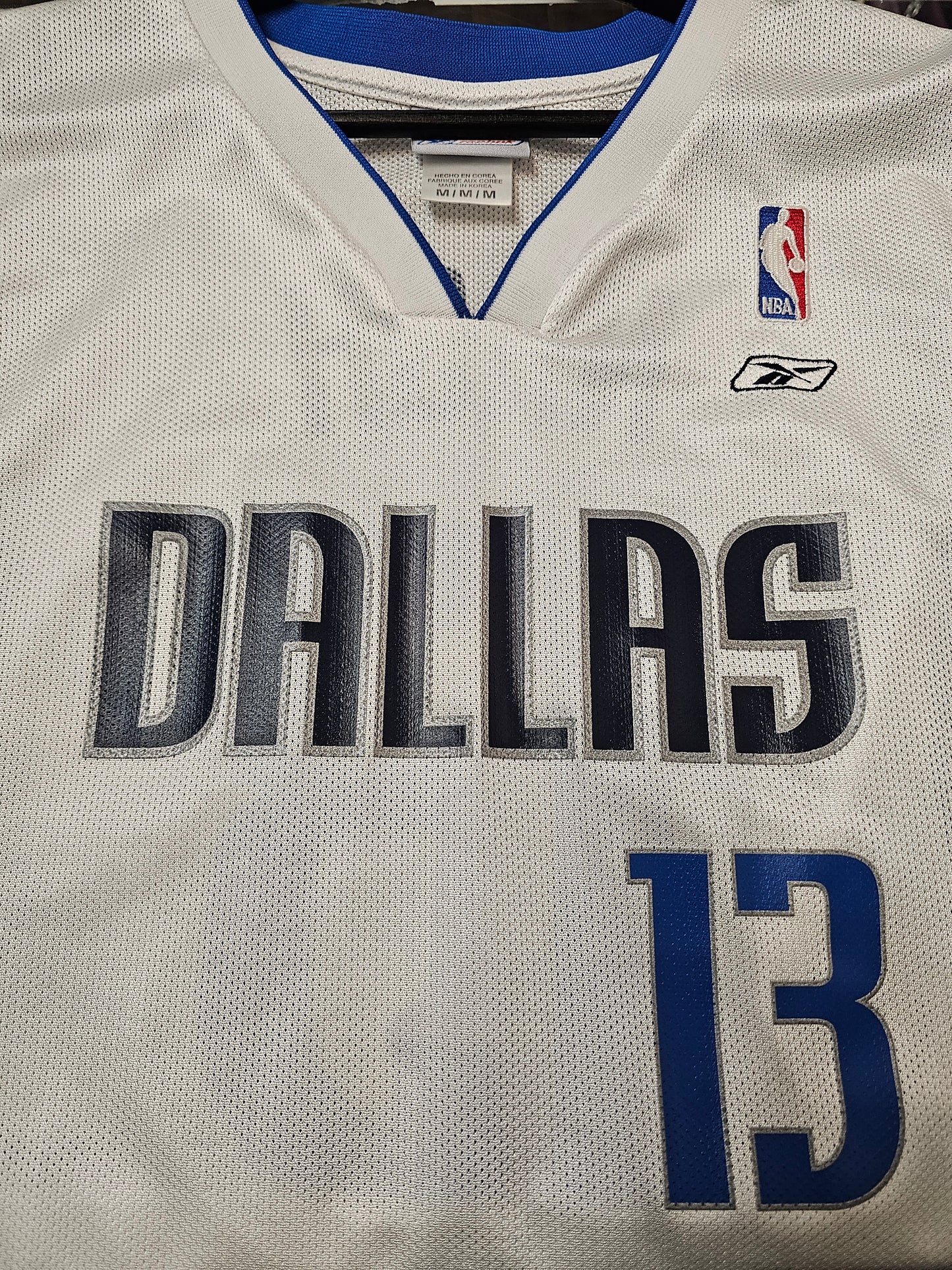 Reebok Team Apparel NBA Dallas Mavericks Steve Nash #13 basketball jersey 🏀