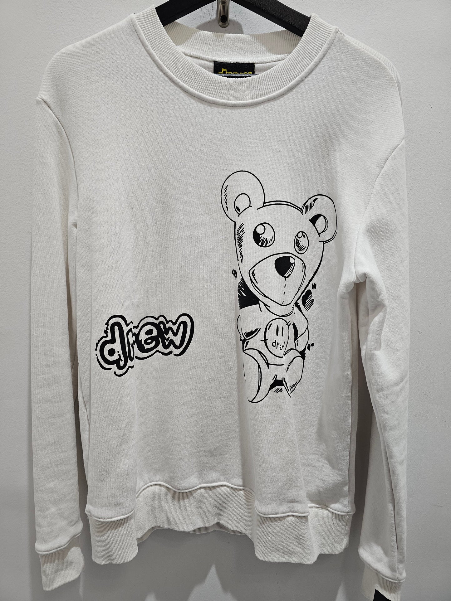 Drew house theordore sketch white crewneck