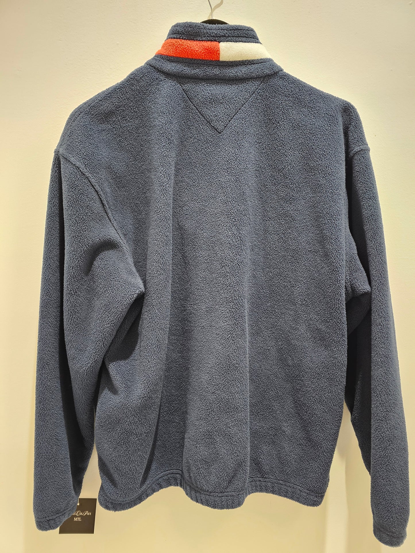 Tommy Hilfiger quarter zip navy sweater 05'