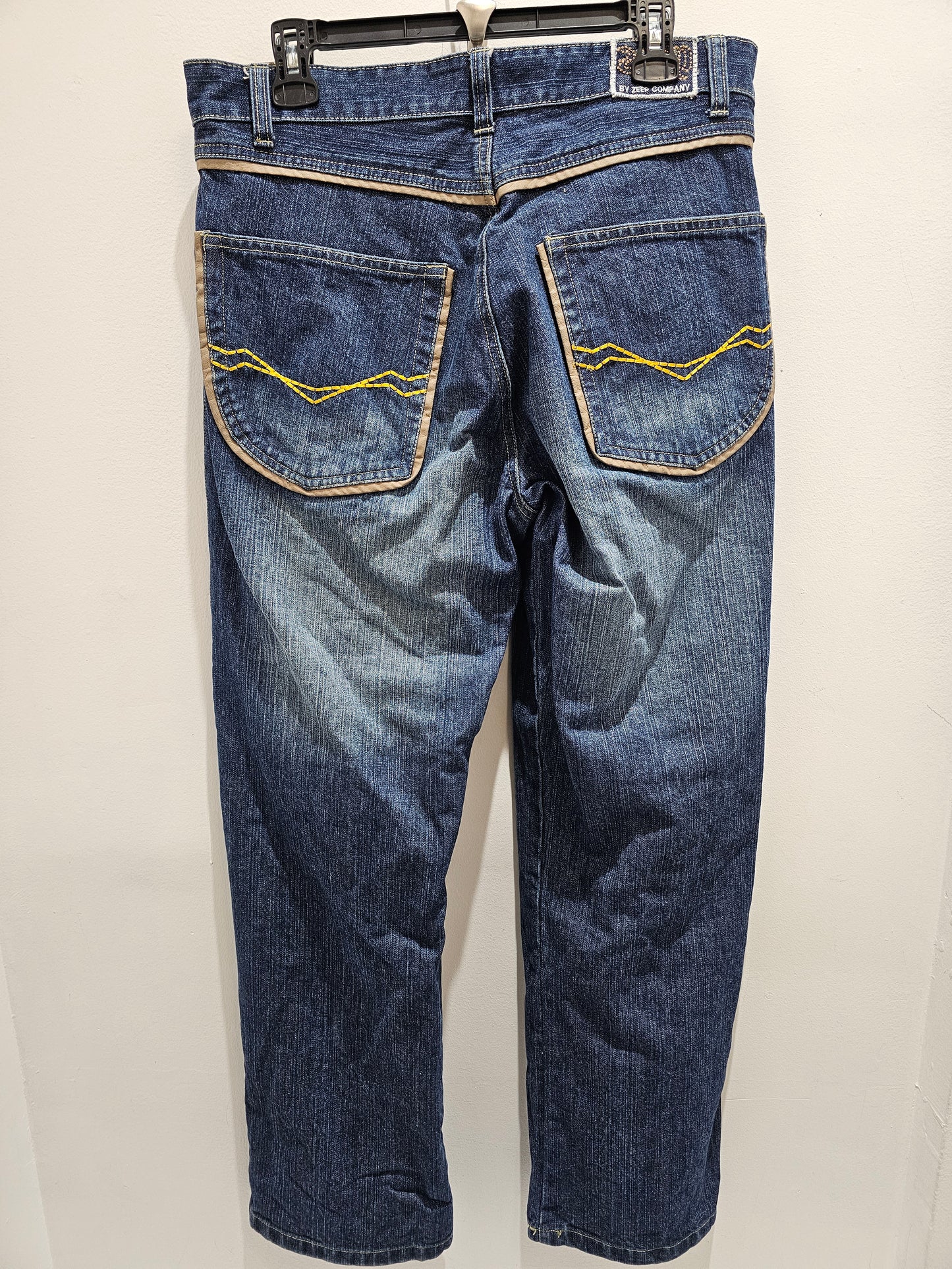 Y2K Zeep Company washed blue denim jeans