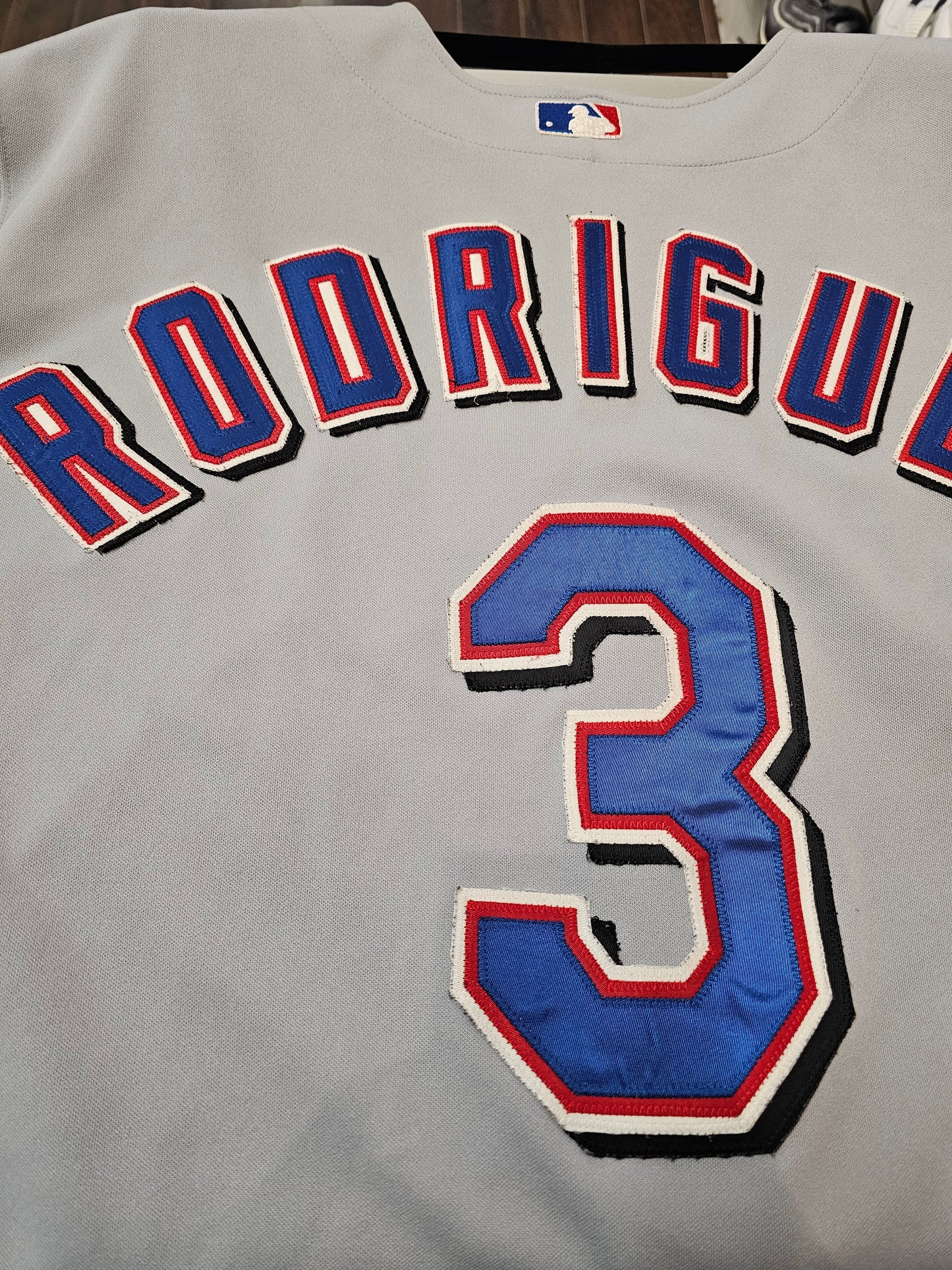 Alex Rodriguez #3 Texas Rangers Rawling baseball jersey