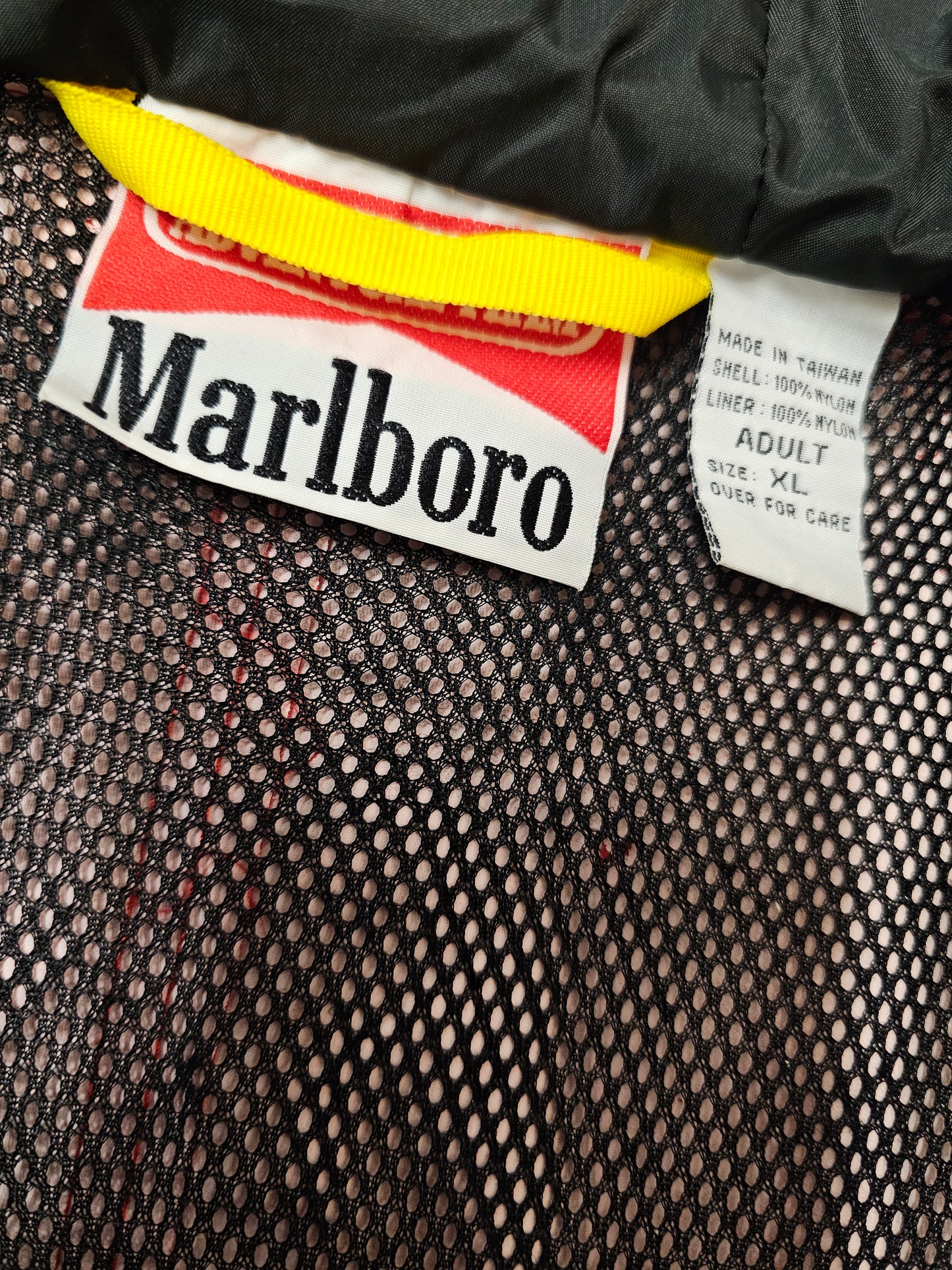 Vintage 90s Marlboro Adventure Team Red zip up jacket