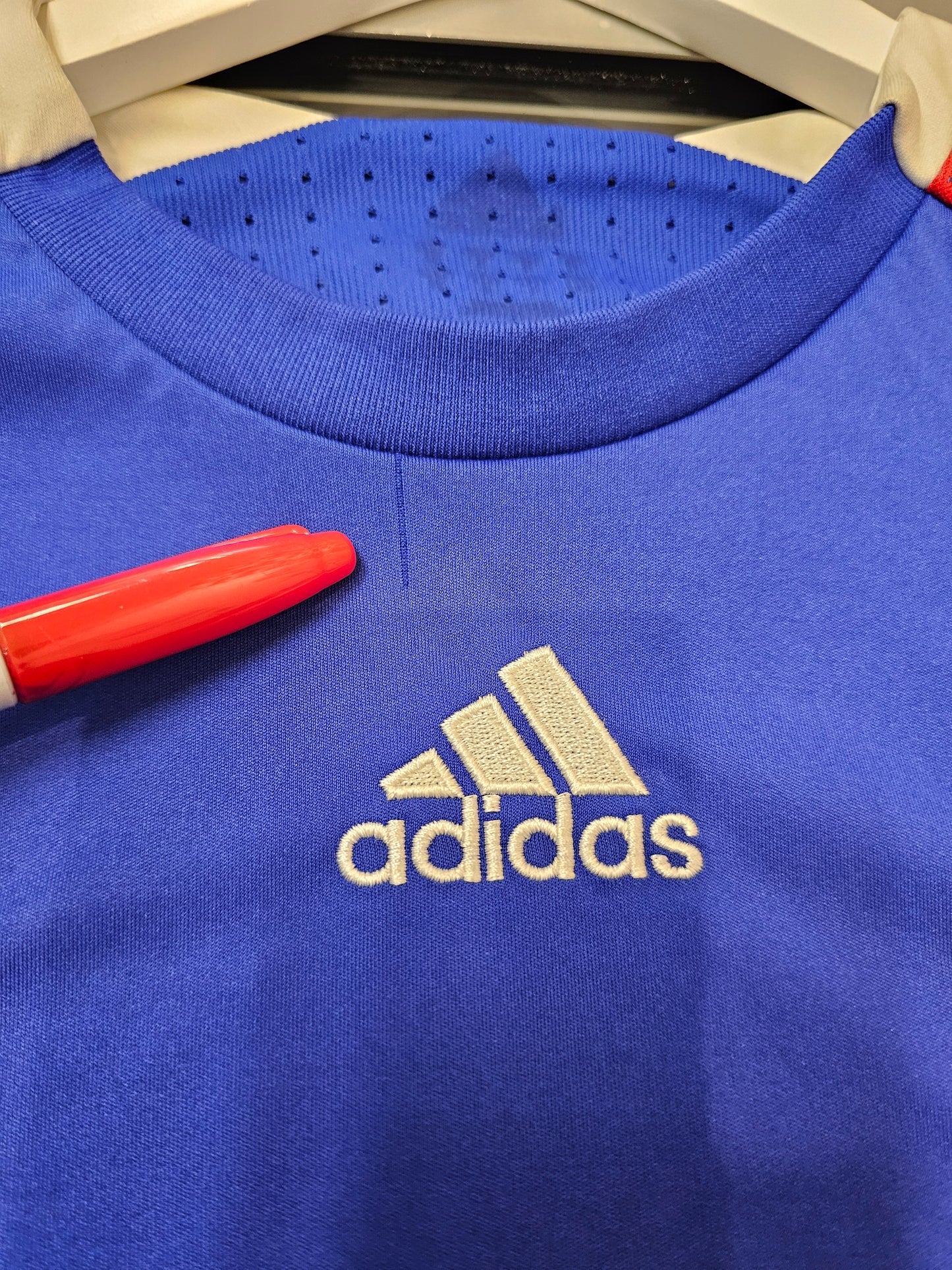 France Adidas 08-09 Home Kit Jersey