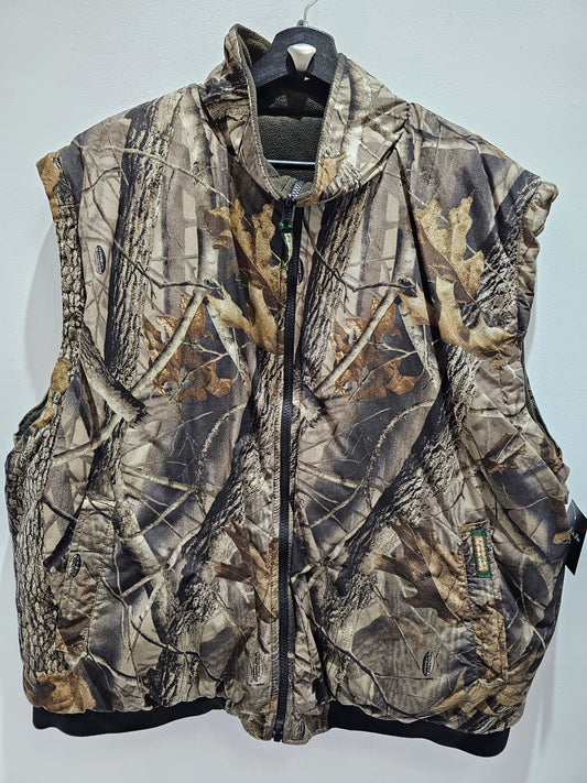 Remington reversible camouflage hardwood fullzip vest