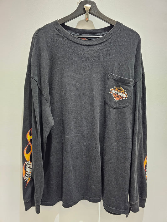 Harley davidson Calgary Alberta black longsleeve