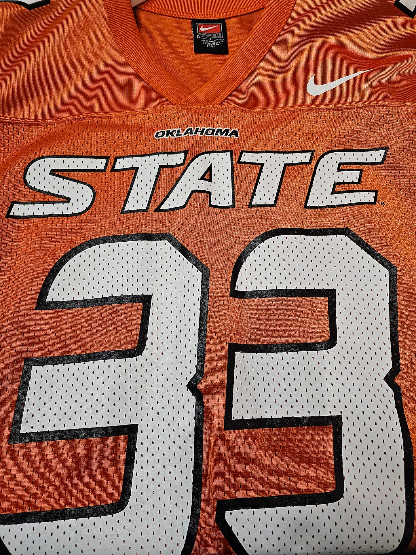 Nike Team tag Oklahoma state #33 Football jersey 🏈