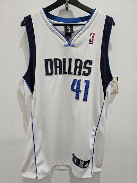 Adidas NBA Dallas Mavericks Dirk Nowitzki #41 Basketball Jersey 🏀