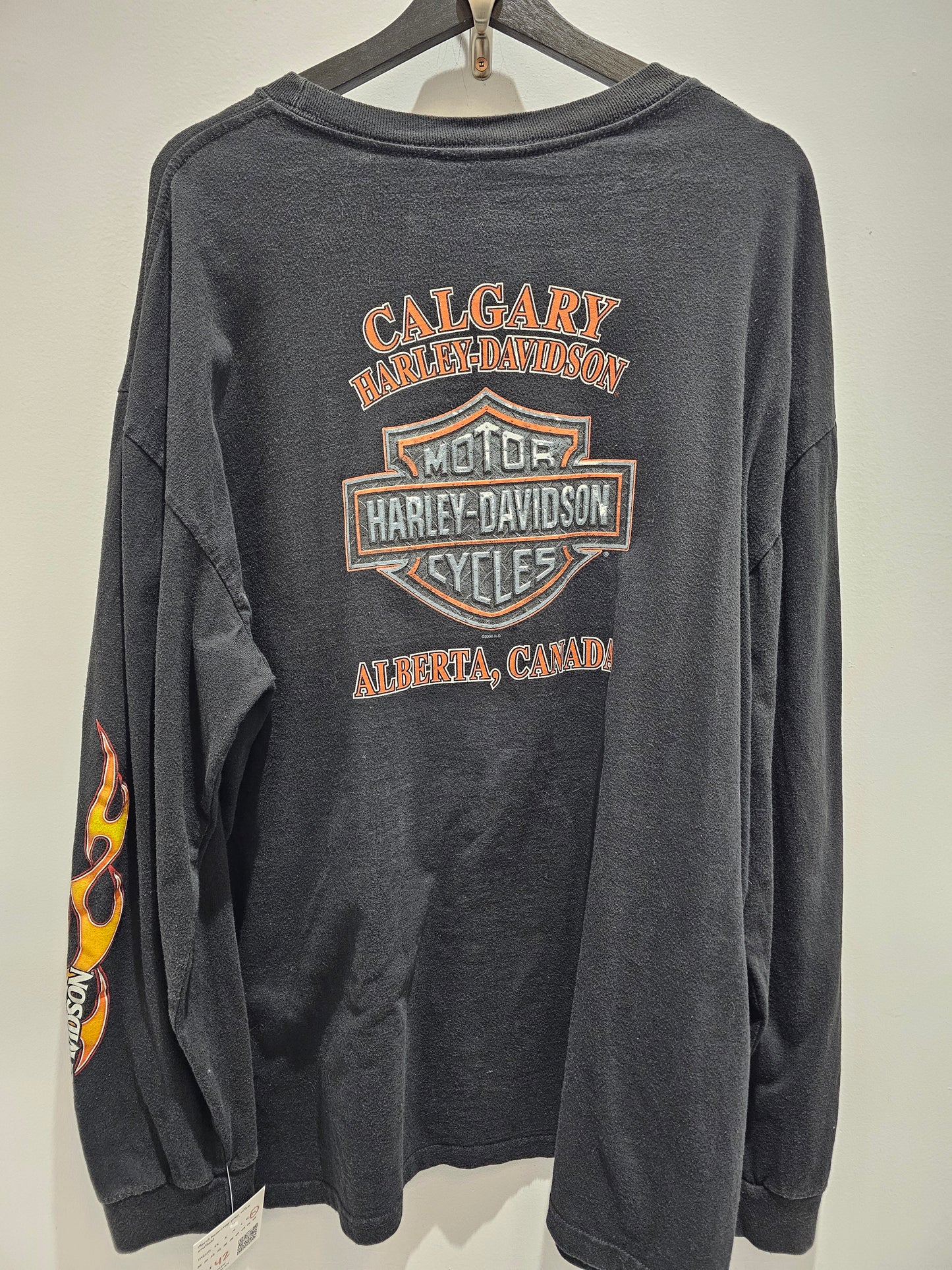 Harley davidson Calgary Alberta black longsleeve