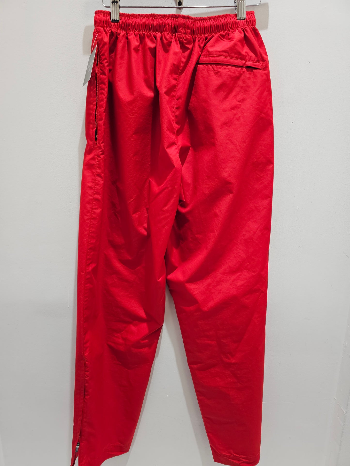 Nike y2k swoosh red track pants