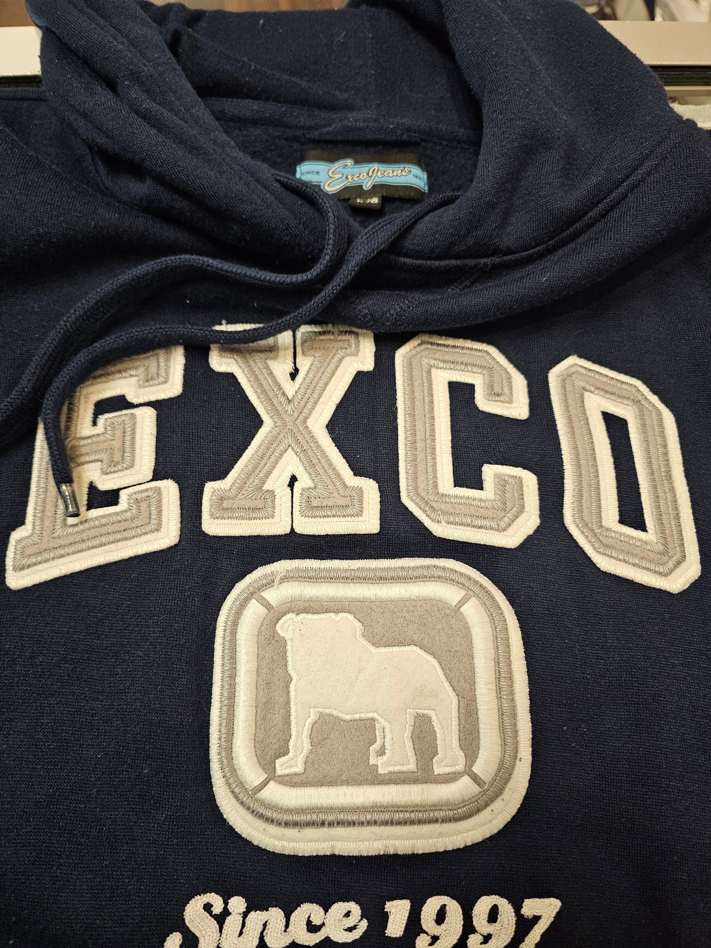 EXCO dark blue pullover hoodie