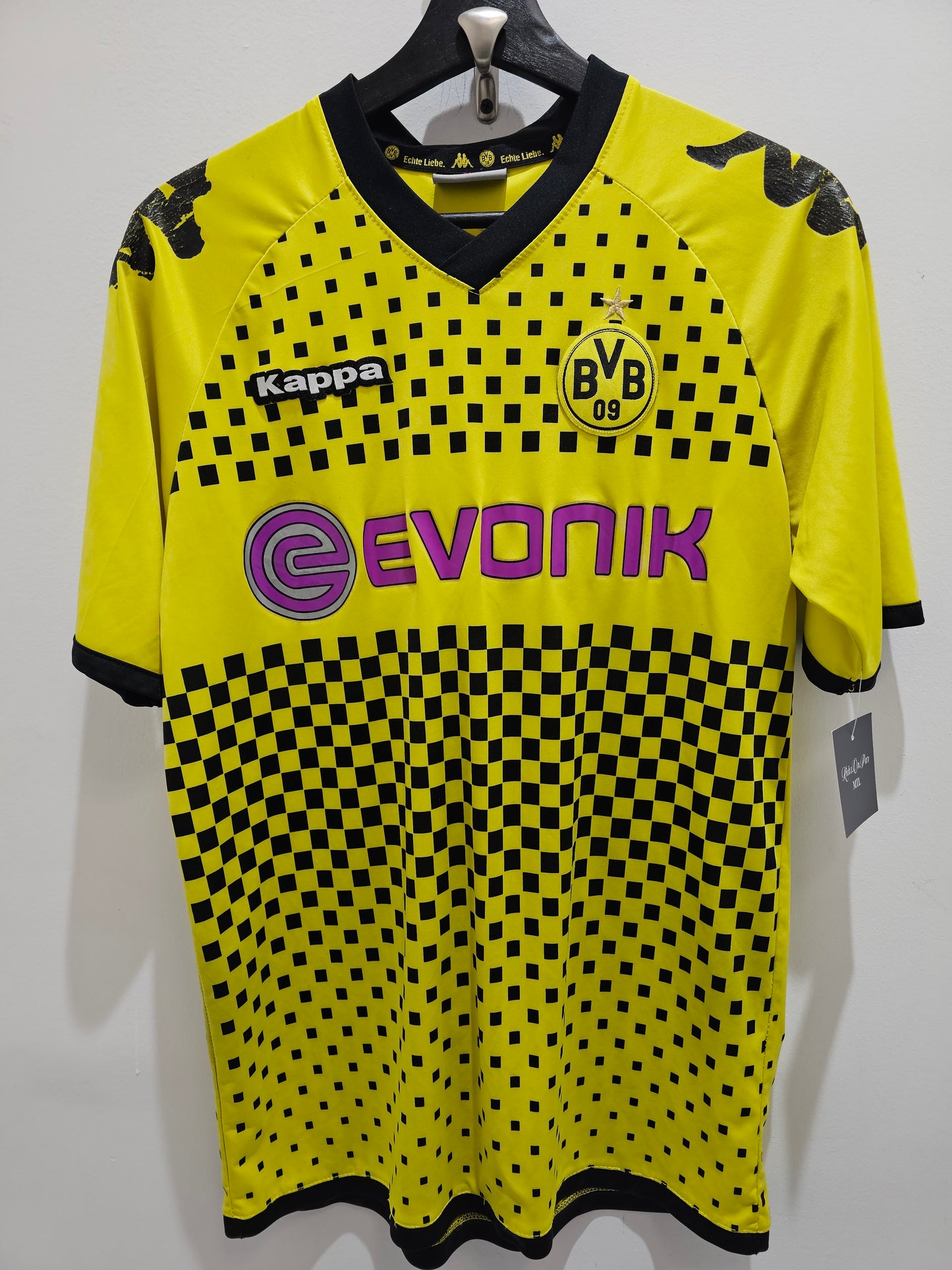 Kappa borussia dortmund #11 mario götze soccer jersey kit