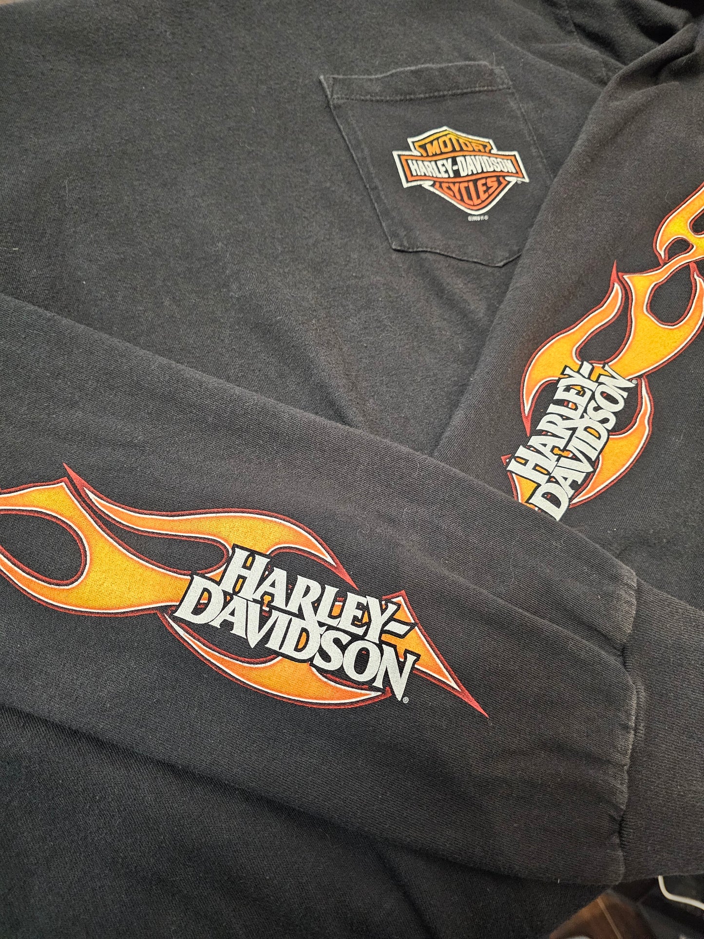 Harley davidson Calgary Alberta black longsleeve