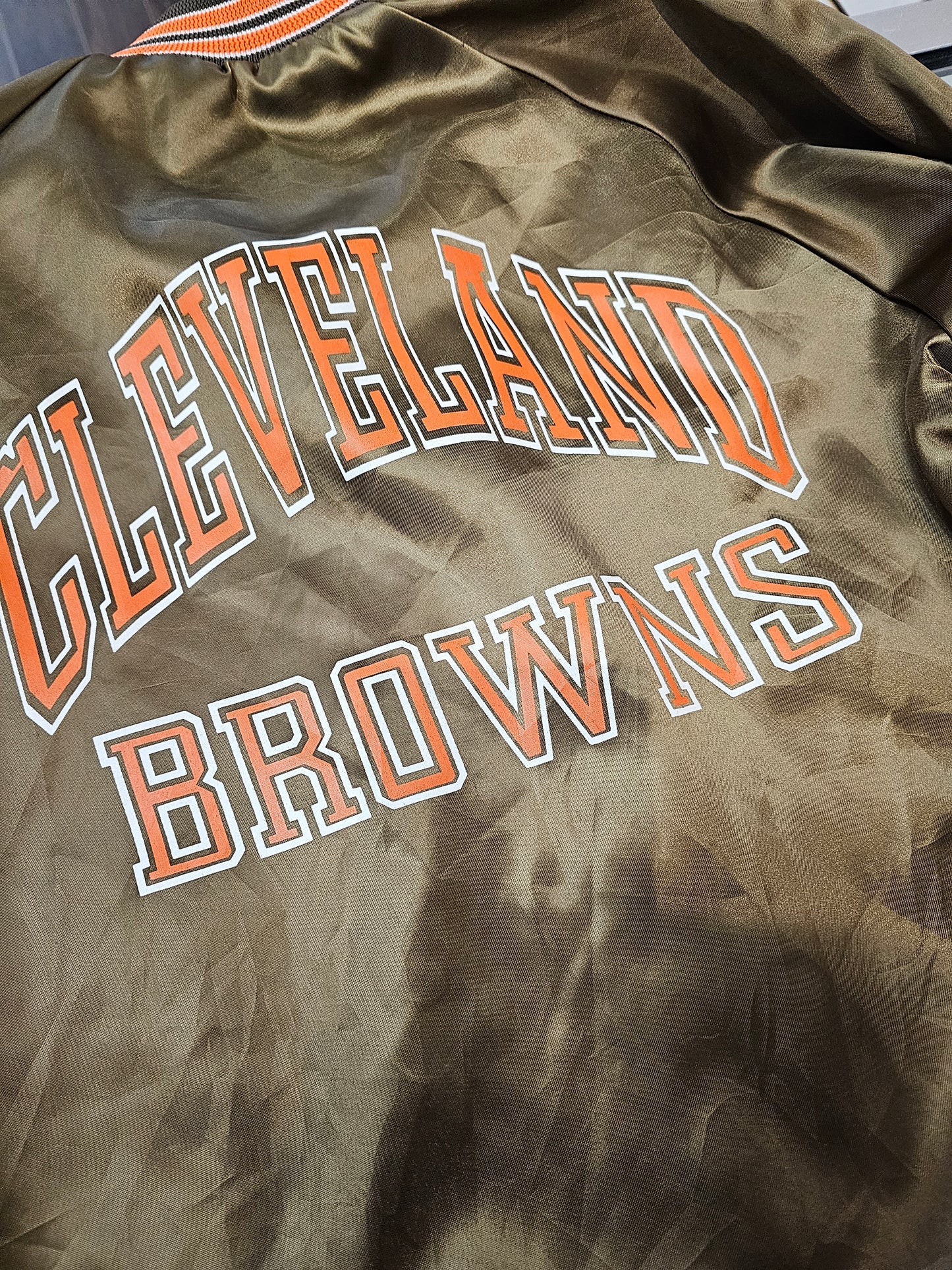 Vintage Chalk line NFL Cleaveland Brows Bomber jacket 🏈