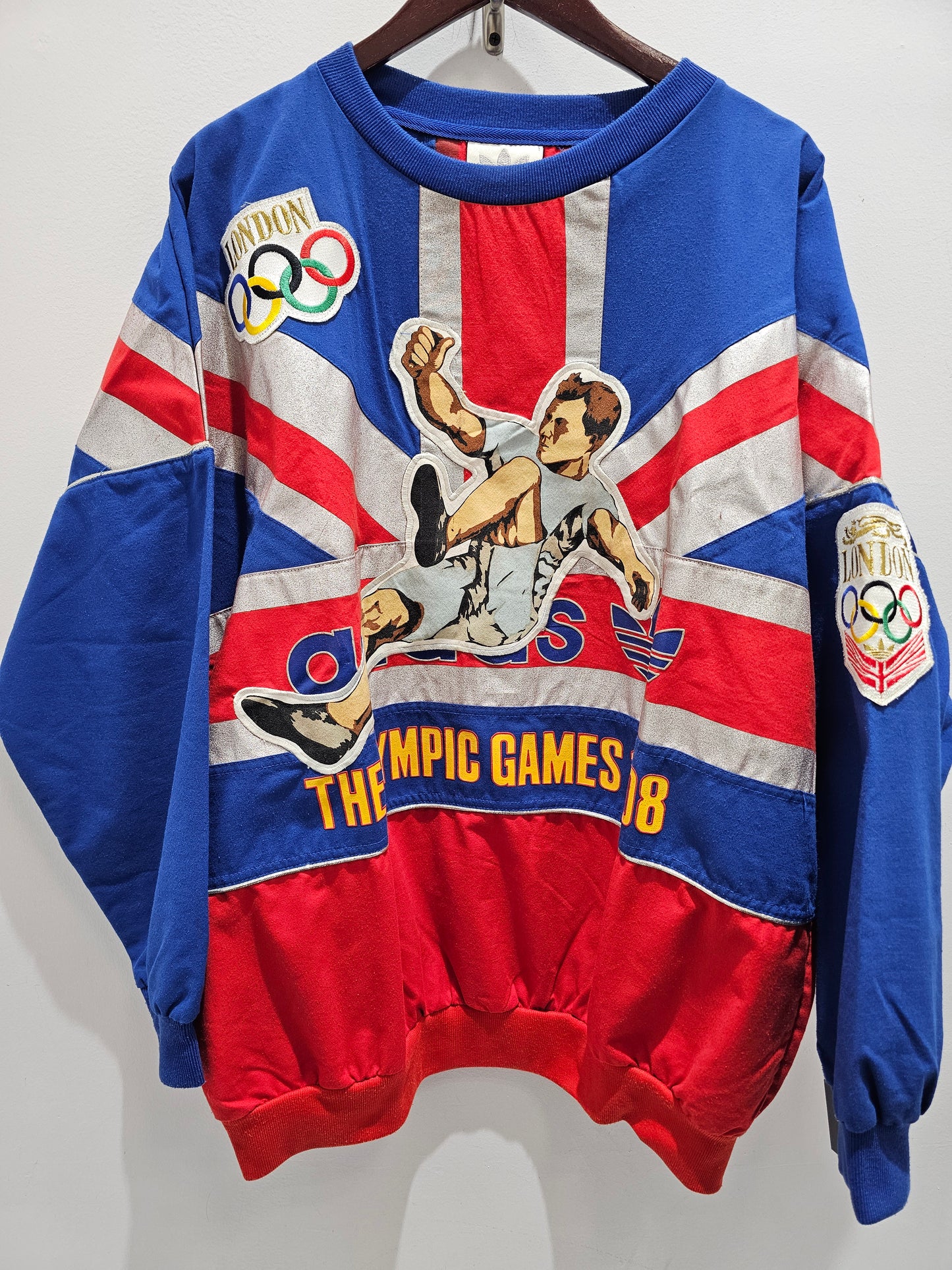 Vintage Adidas late 80's london Olympic games 1908 crewneck