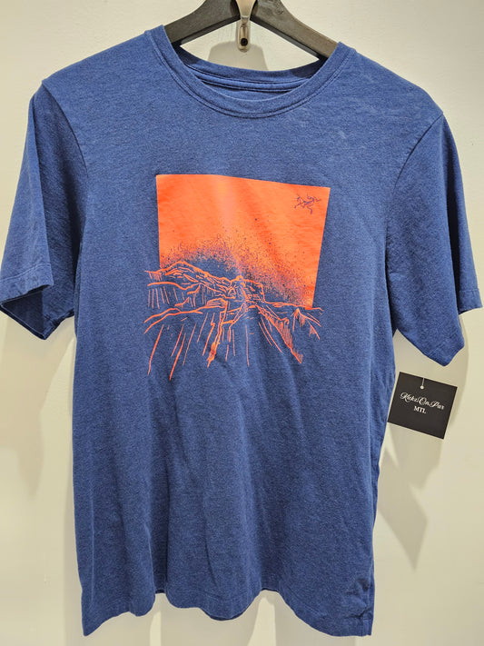 Arcteryx Mens Backlit Royal Blue Tshirt