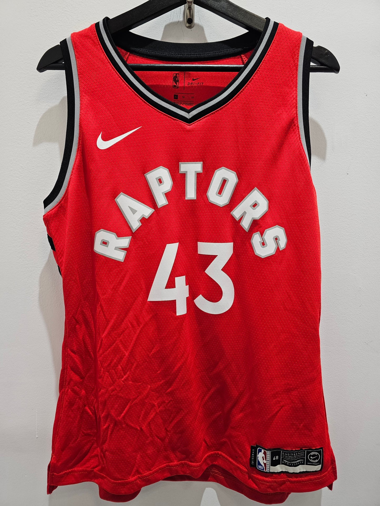 Nike swingman NBA Toronto Raptors Pascal Siakam #43 basketball jersey 🏀