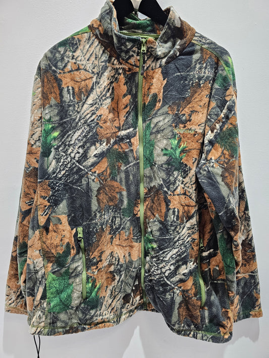 Backfilled Camouflage Fullzipper Sweater