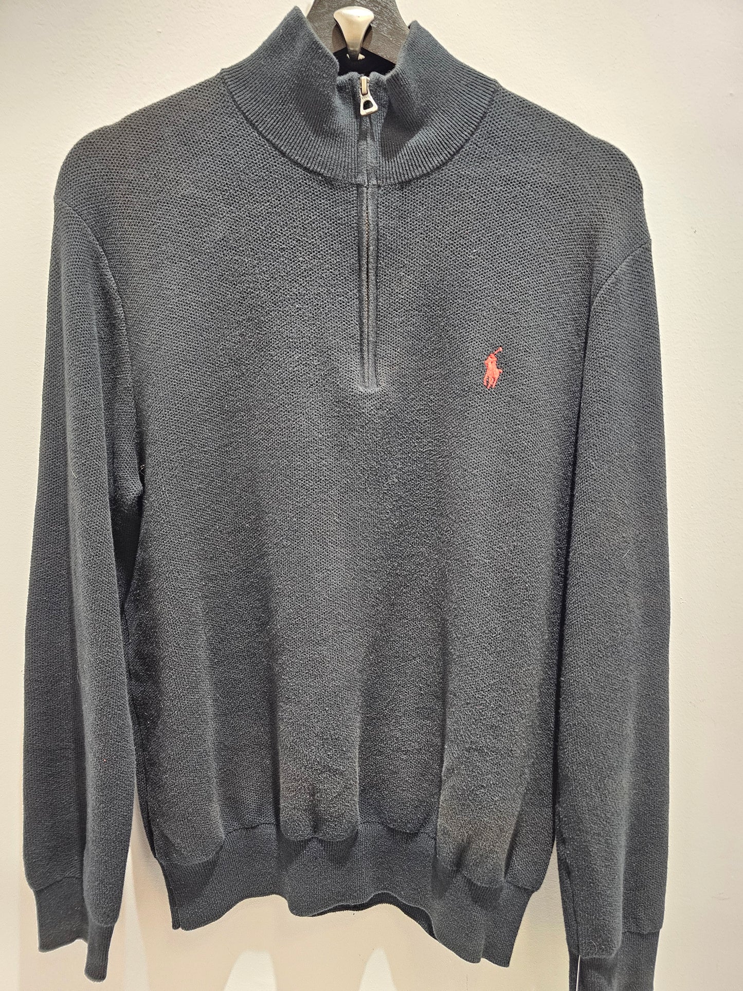 Polo Ralph Lauren Black Quarter zip sweater