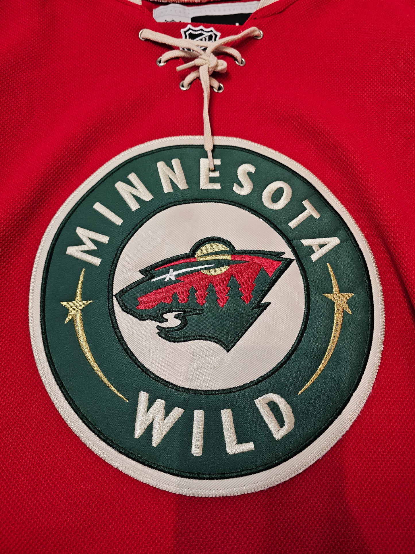 Reebok Nhl Niklas Backstrom Minnesota wild hockey jersey 🏒