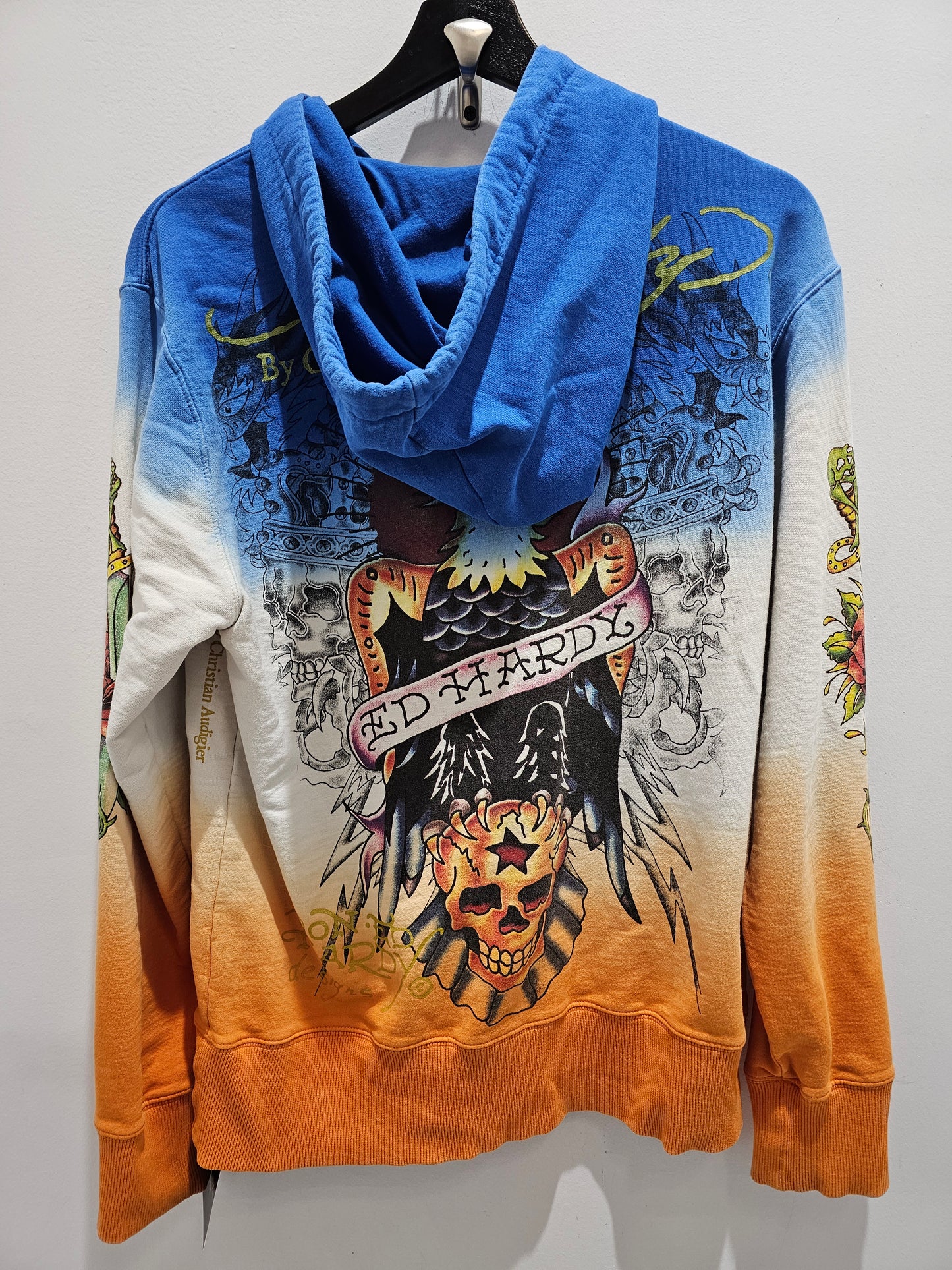 Edhardy Christian Audigier tattoo fullzipper pullover hoodie