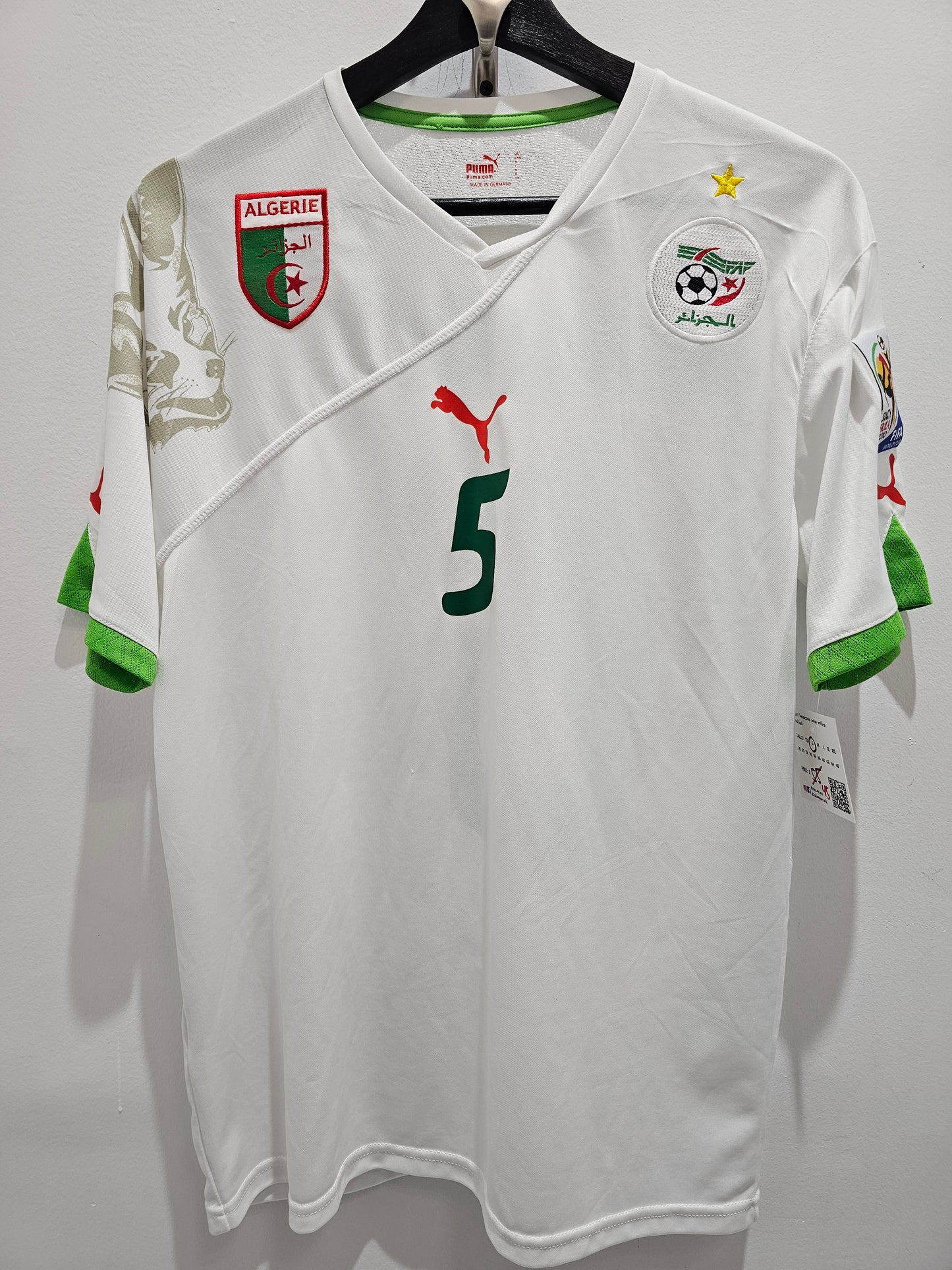 Puma Algeria Halliche #5 Soccer Jersey